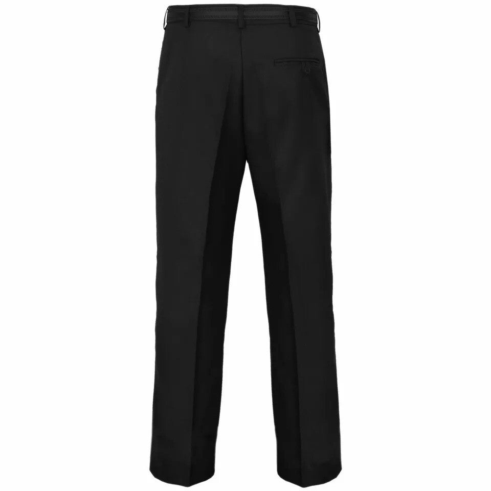 MENS OFFICE TROUSER BUSINESS WORK CASUAL SMART FORMAL BIG PLUS BELT POCKET PANTS