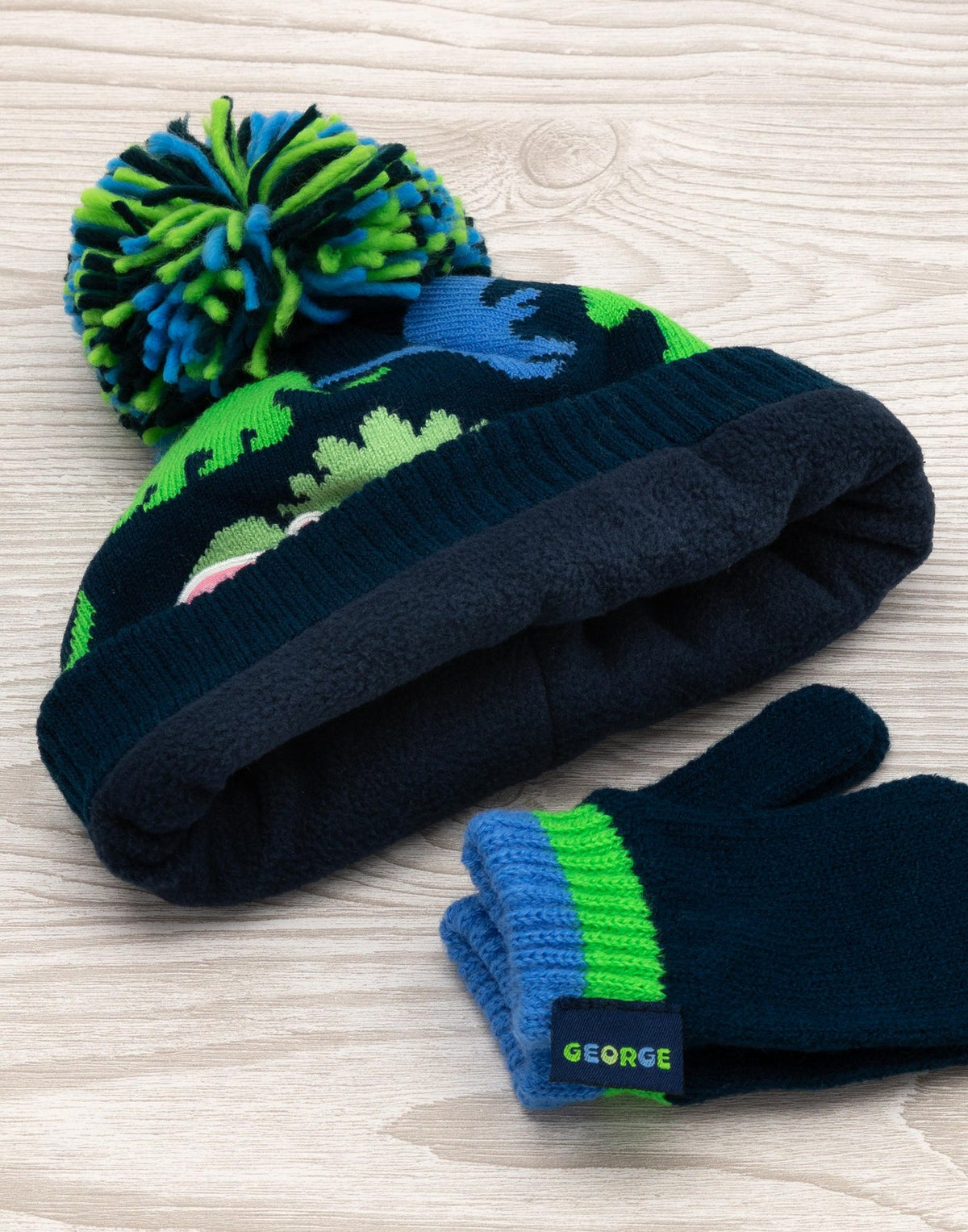 Peppa Pig Beanie and Gloves Set | Boys Blue | Official Merch