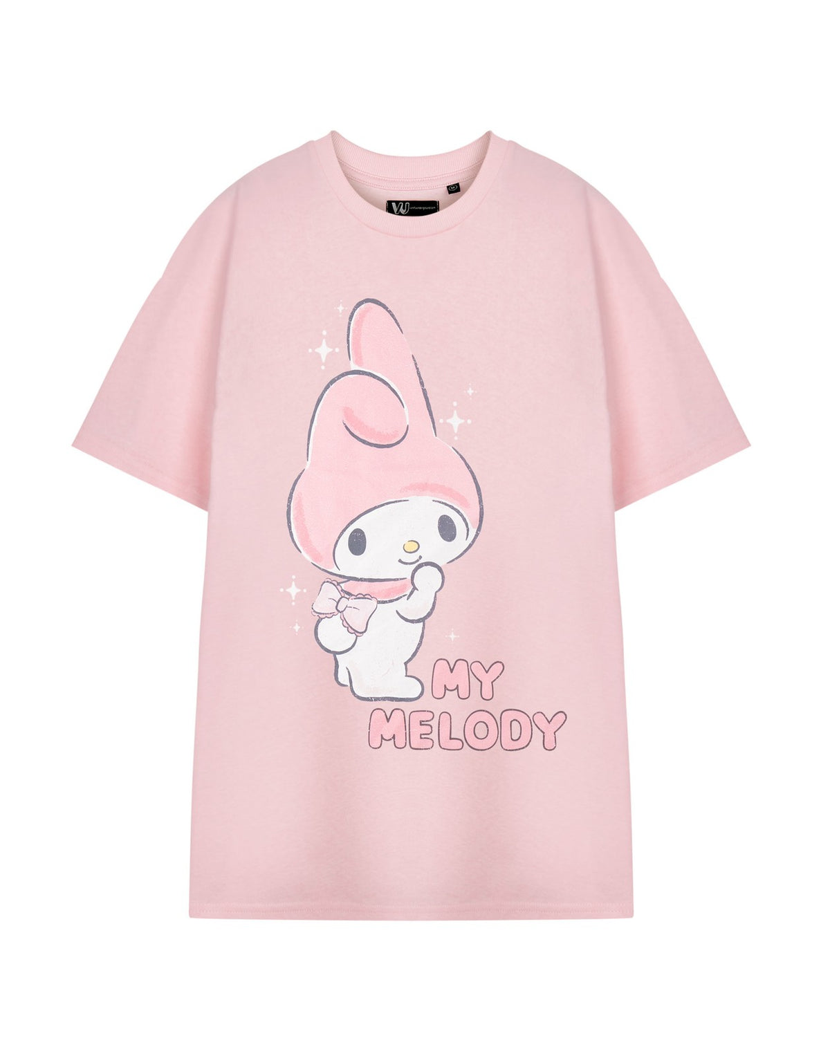 Hello Kitty Short Sleeved T-Shirt | Womens Pink | Official Merch
