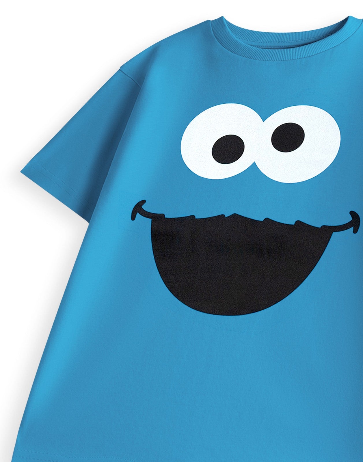 Sesame Street Short Sleeved T-Shirt | Unisex Kids Blue | Official Merch