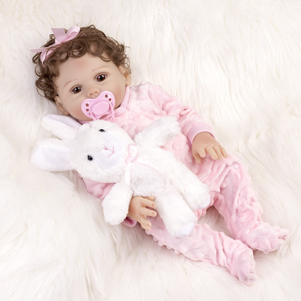 Full Body Vinyl Silicone Reborn Dolls Lifelike Baby Twins Newborn Baby Girl Gift