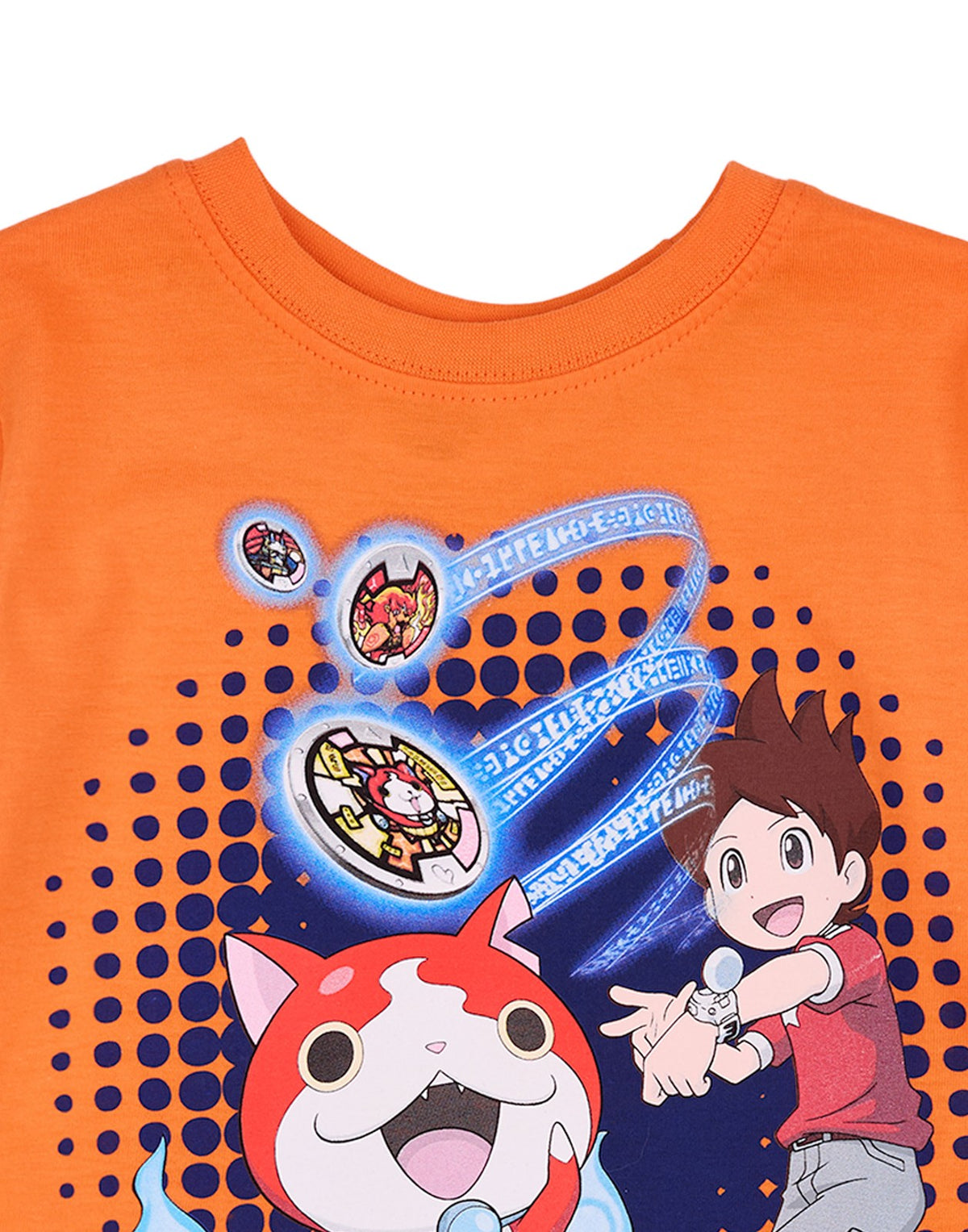 Yo Kai Watch Short Sleeve Short Leg Pyjama Set | Boys Orange | Official Merch