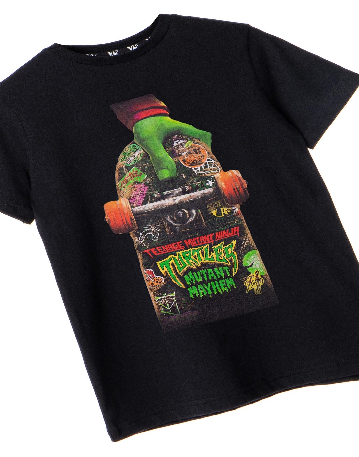 Teenage Mutant Ninja Turtles Short Sleeved T-Shirt | Boys Black | Official Merch