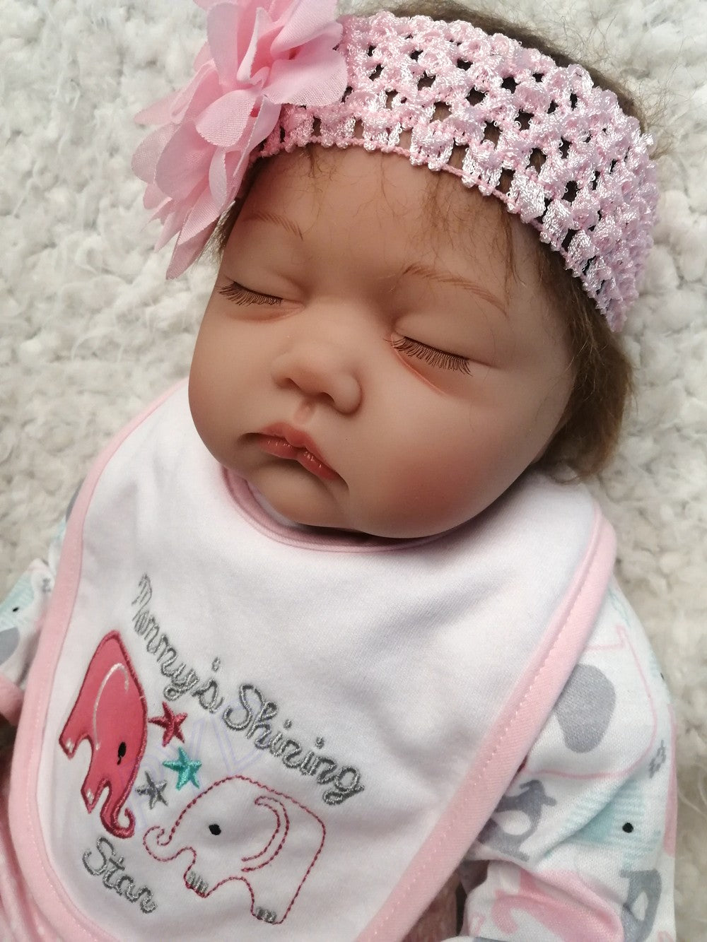 Realistic Reborn Baby Dolls Lifelike Newborn Girl Doll Vinyl Silicone Baby Gift