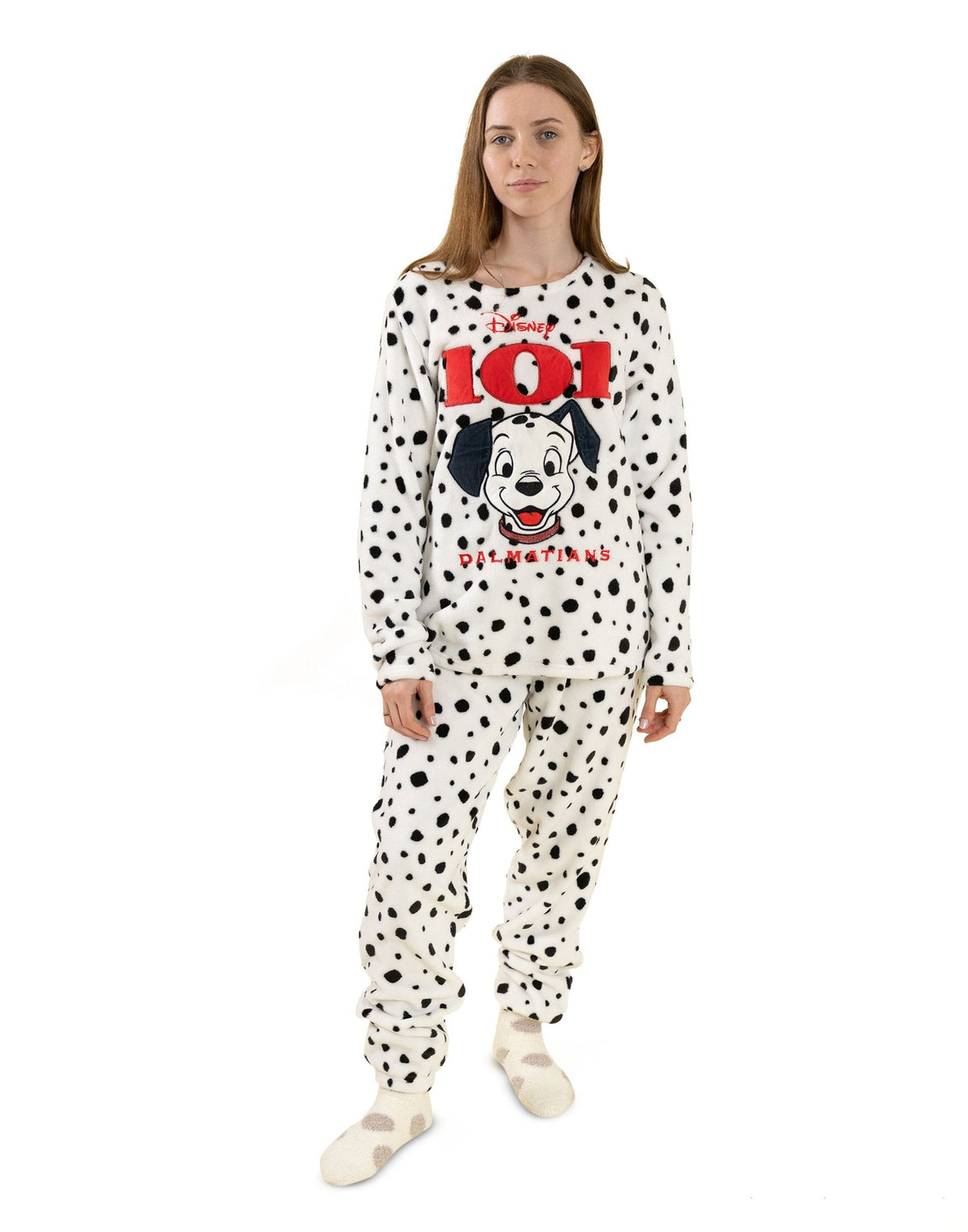 Disney Long Sleeve Long Leg Pyjama Set | Womens White | Official Merch