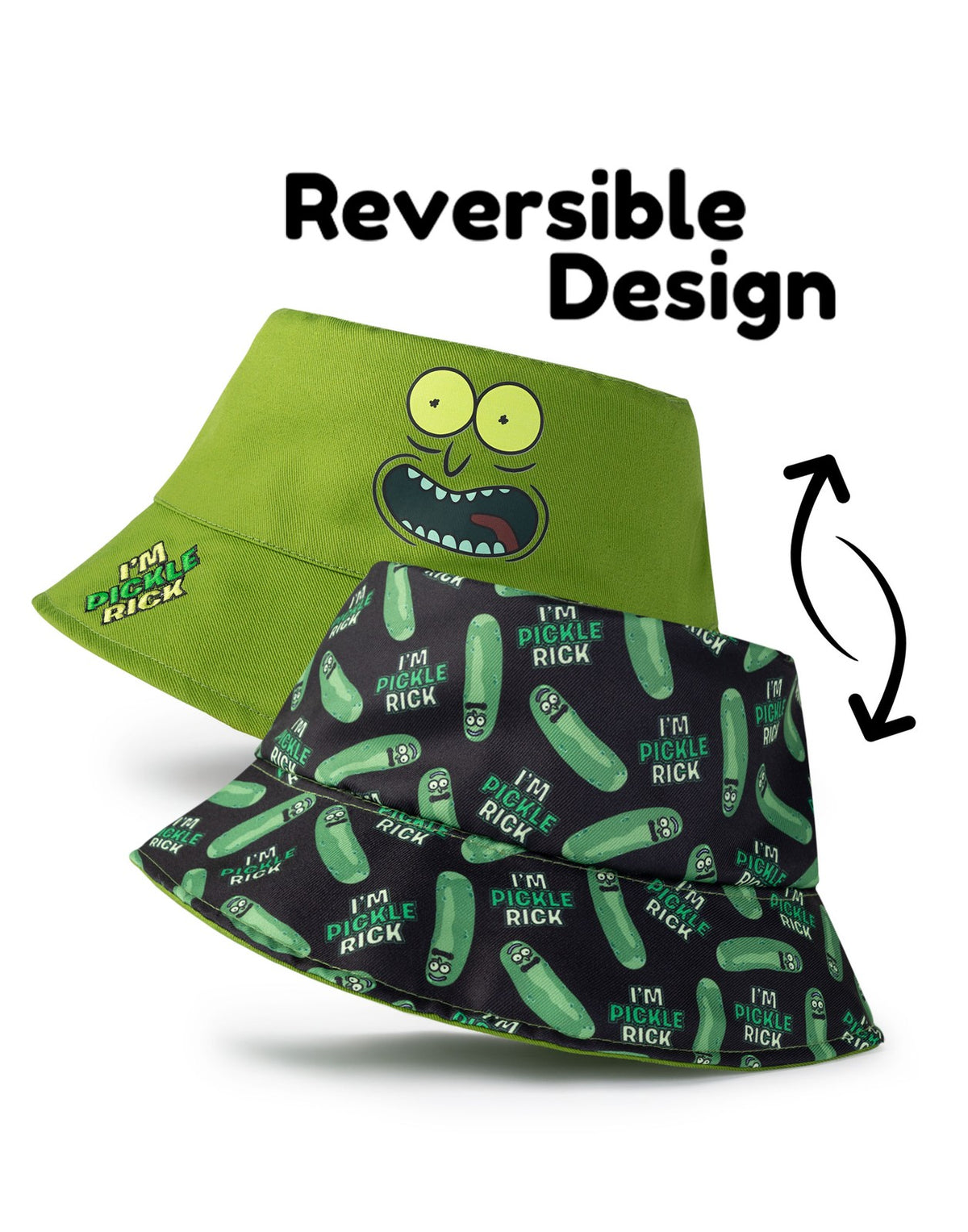 Rick And Morty Bucket Hat | Unisex Green | Official Merch