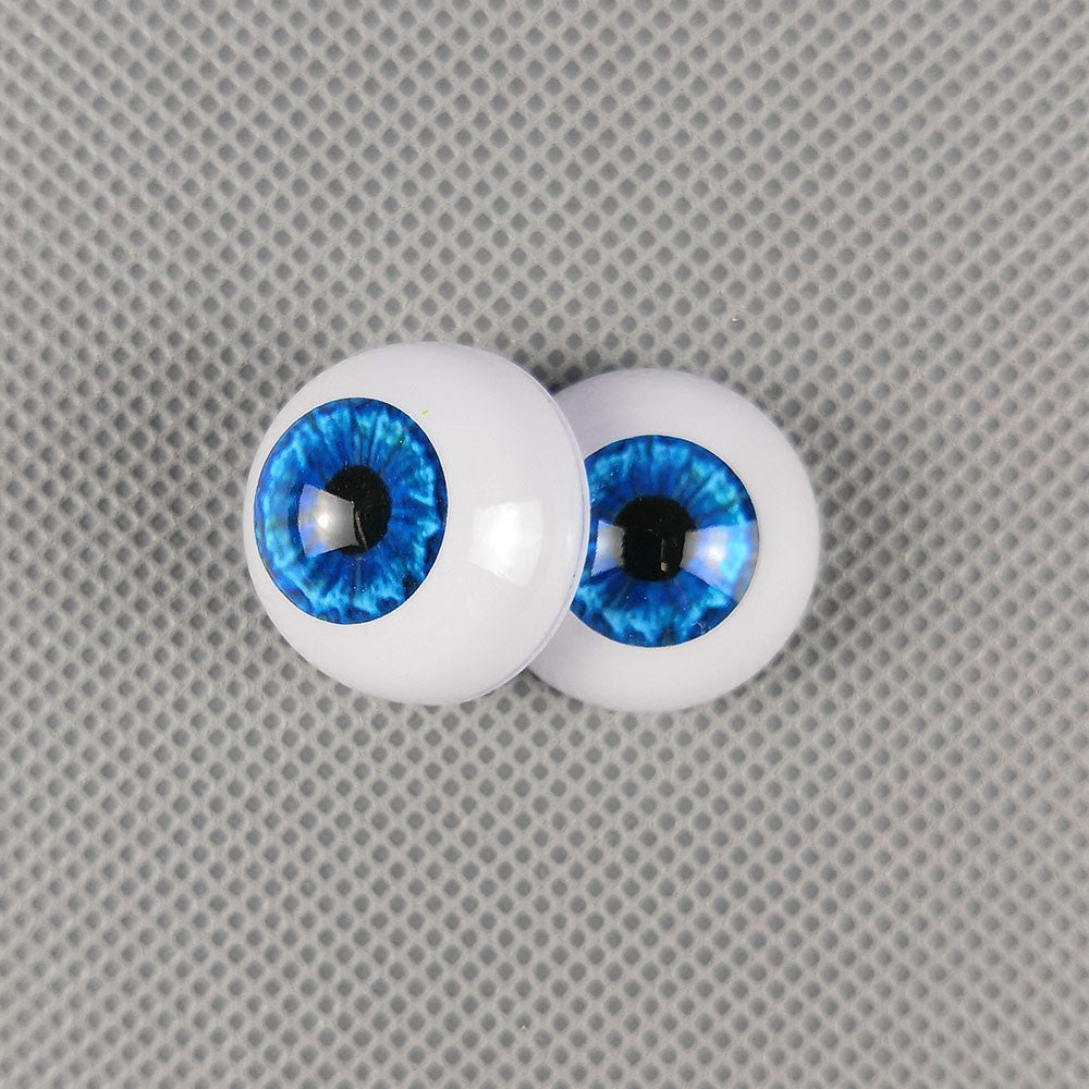 10 Pairs Half Round Acrylic Eyes Eyeballs for Reborn Baby Dolls Kit DIY Repair