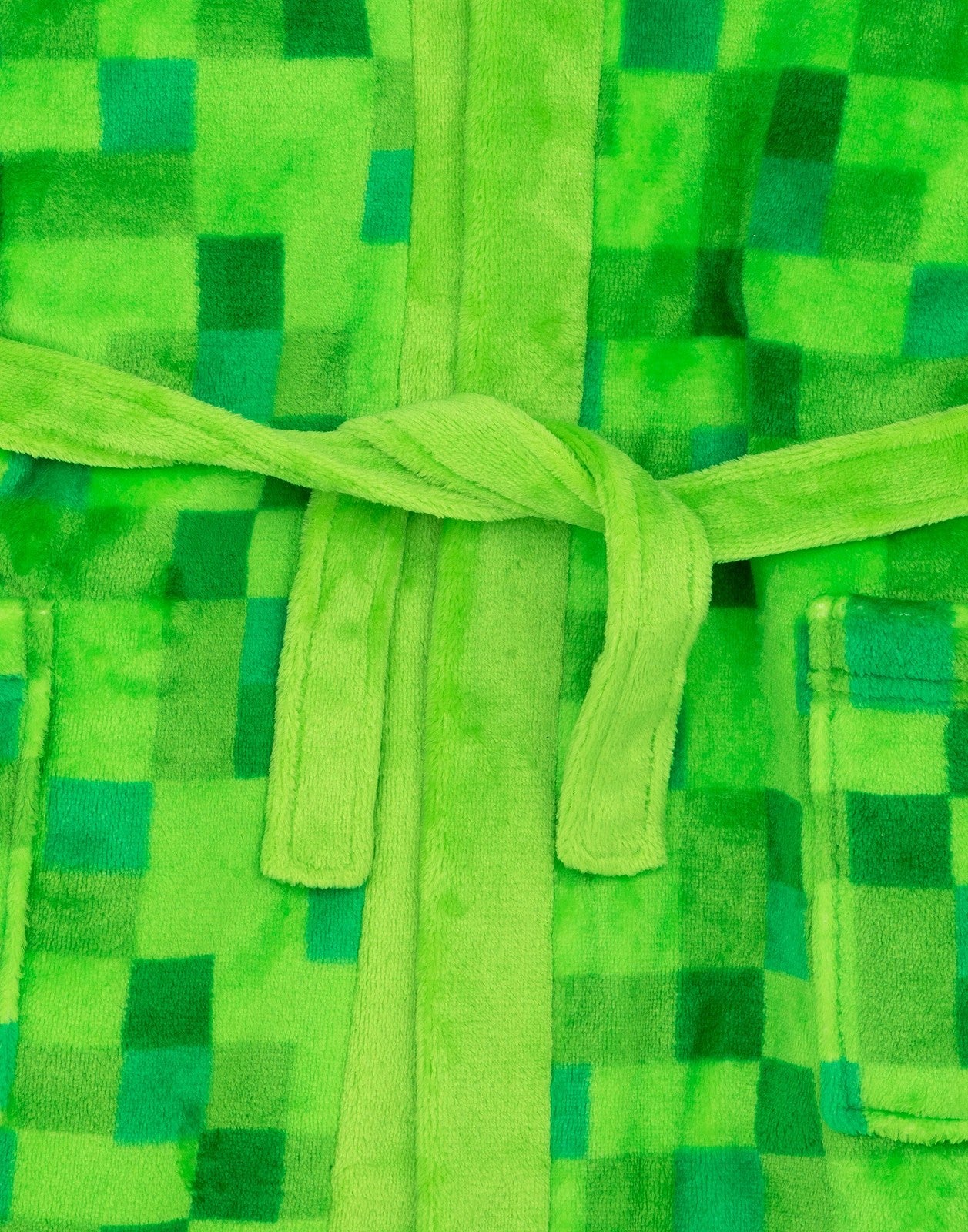 Minecraft Bathrobe | Unisex Kids Green Gaming | Official Merch