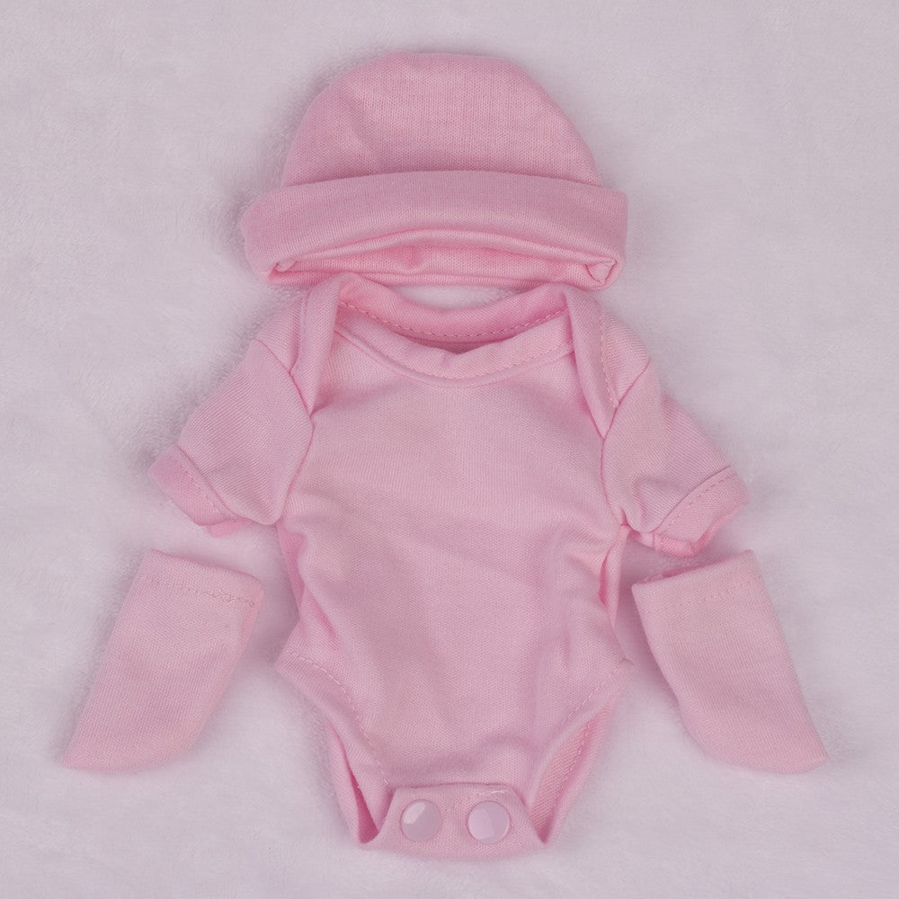 Doll Clothes Outfit Romper for 10"-11" Reborn Baby Dolls Boy/Girl Doll DIY Gifts