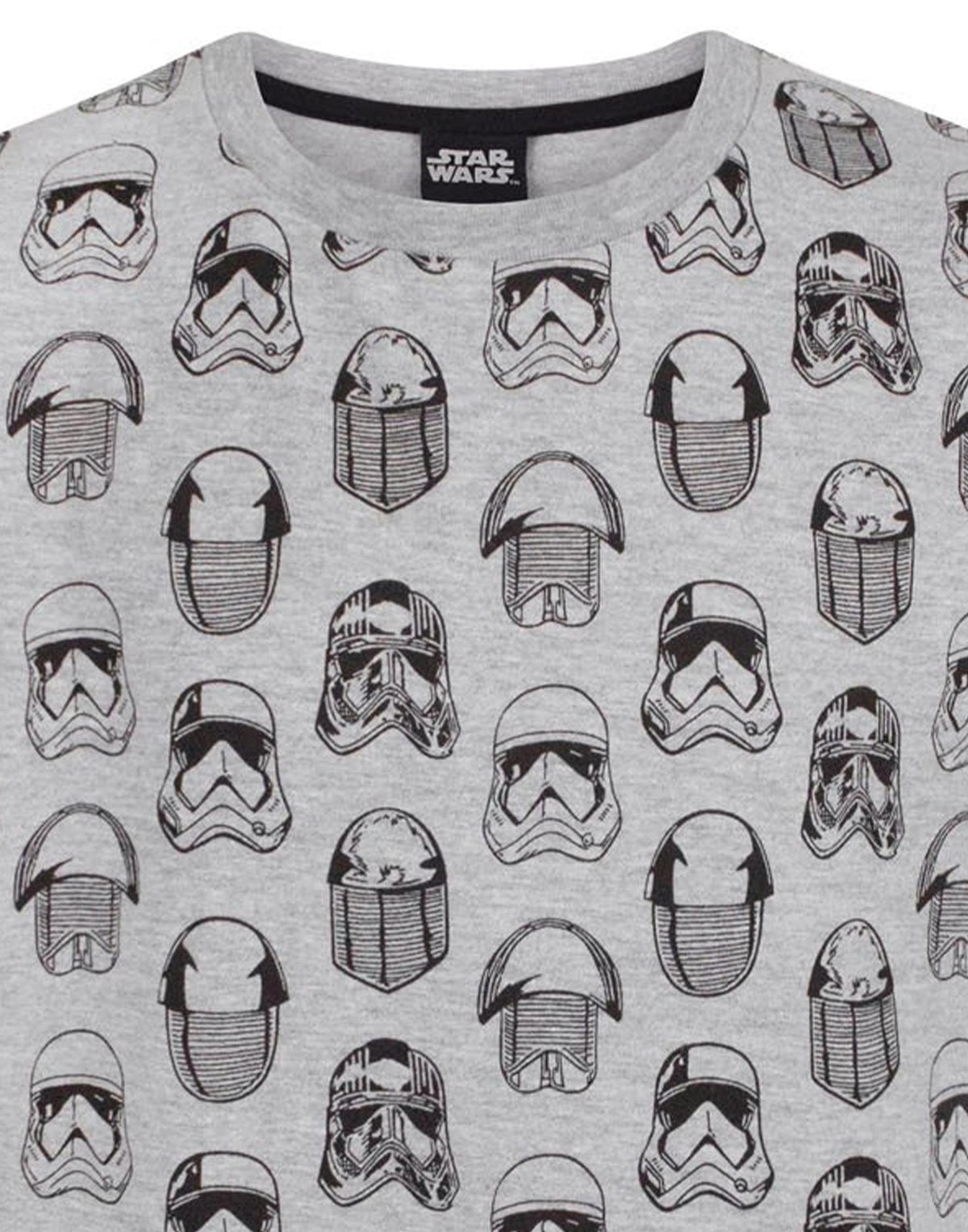 Star Wars Short Sleeved T-Shirt | Boys Grey | Official Merch