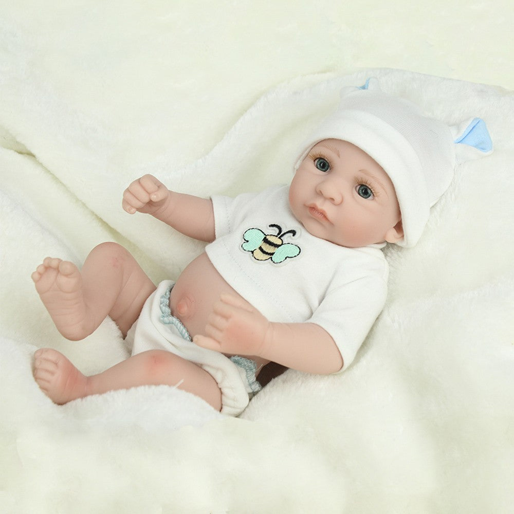 Lifelike Reborn Newborn Baby Dolls Preemie Boy Full Body Vinyl Silicone Doll Toy