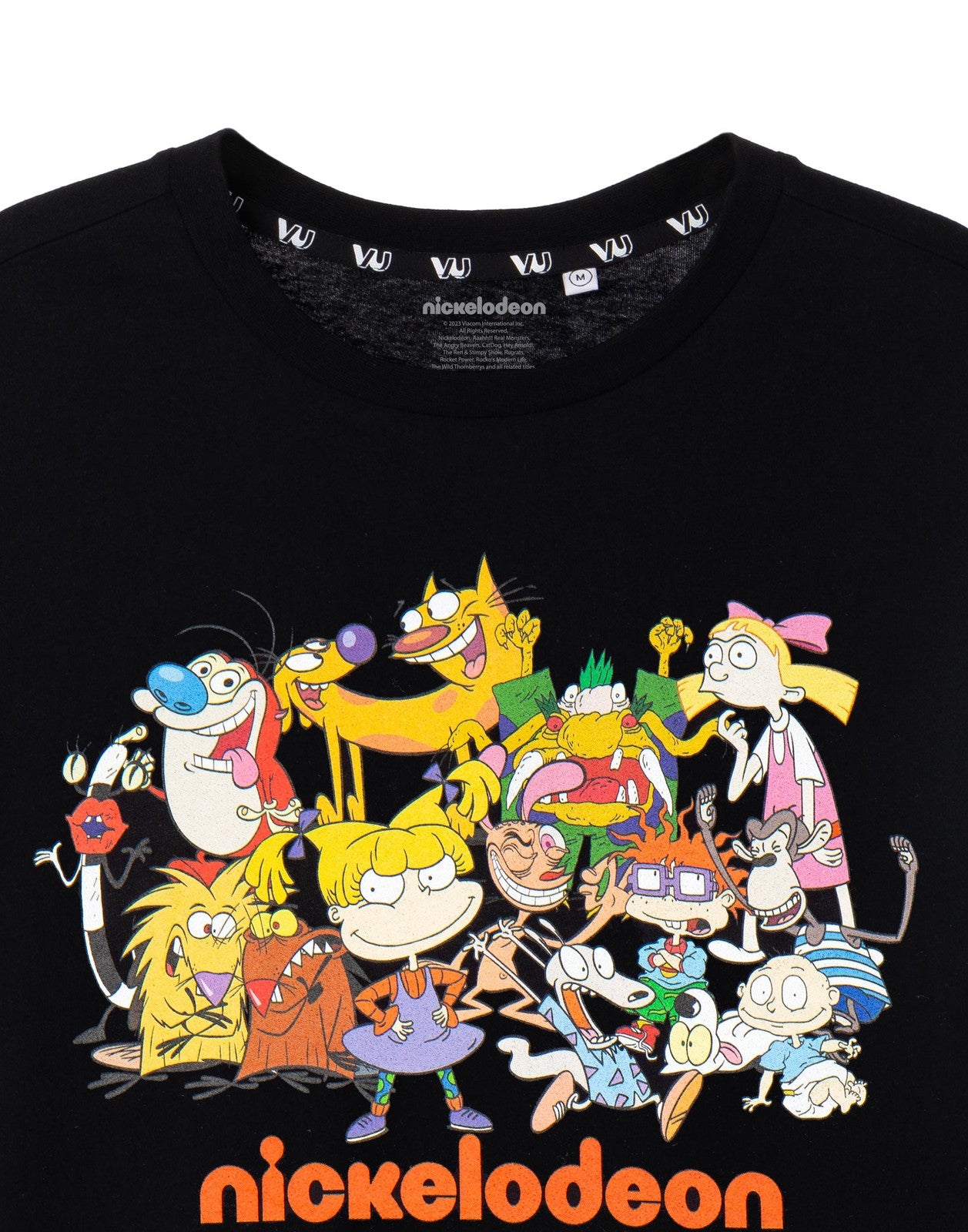 Nickelodeon Short Sleeved T-Shirt | Unisex Black | Official Merch