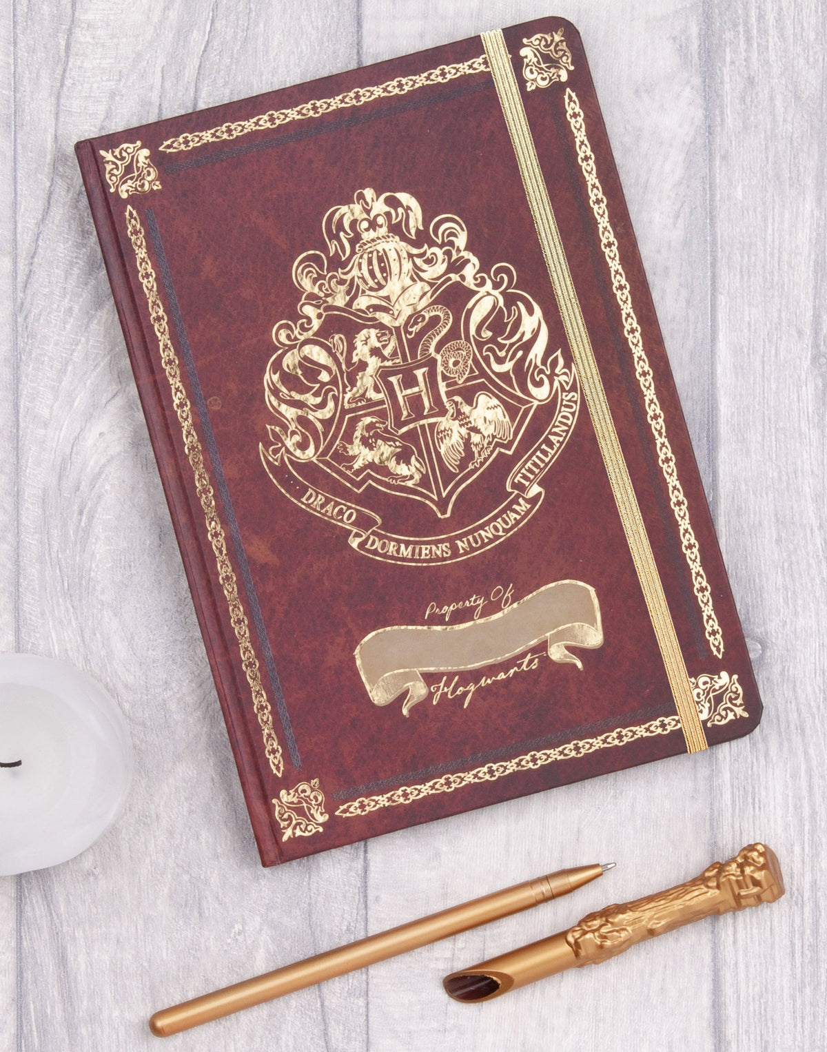 Harry Potter Composition Notebook and Pen | Womens Red | Official Merch