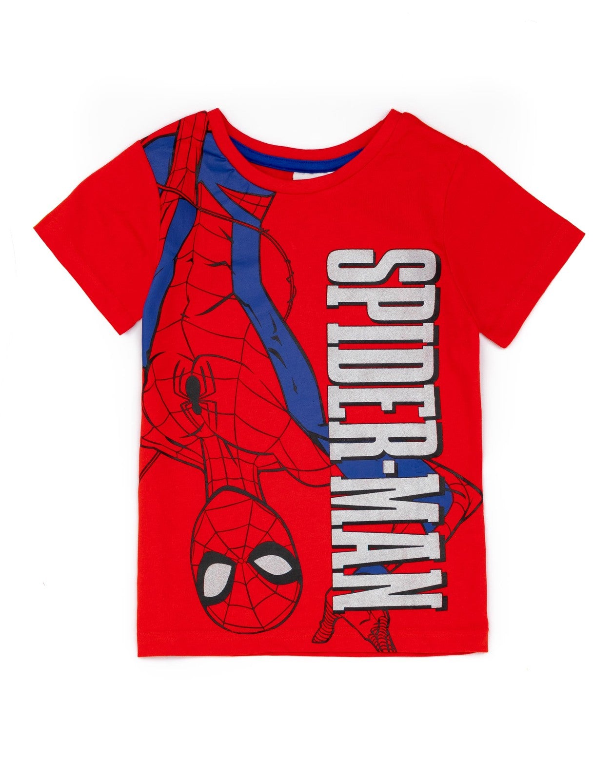 Marvel Short Sleeve Short Leg Pyjama Set | Boys Blue/Red | Official Merch