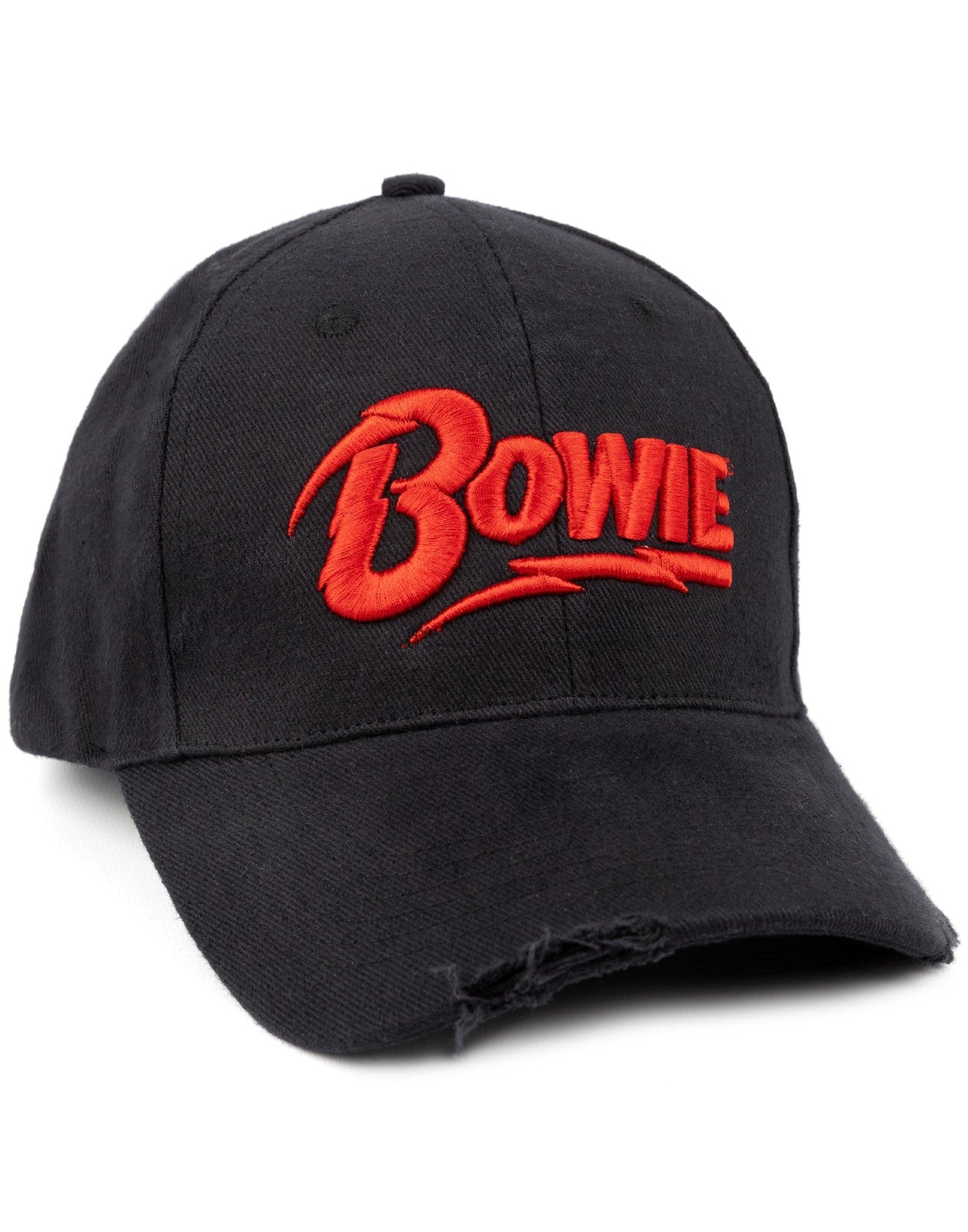 David Bowie Adjustable Curved Peak Cap | Unisex Black | Official Merch