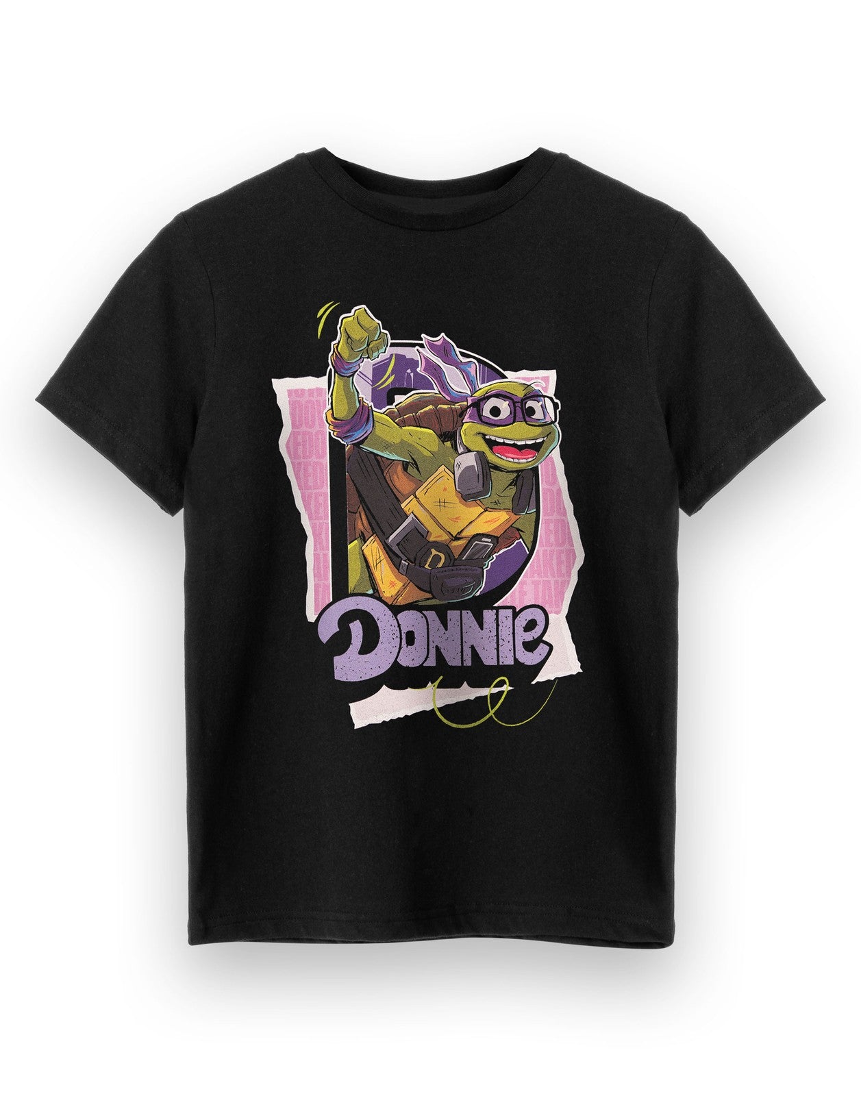 Teenage Mutant Ninja Turtles Short Sleeved T-Shirt | Boys Black | Official Merch