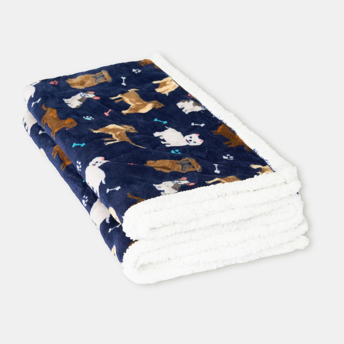 Pet Blanket Throw Sherpa Fleece Dog Cat Puppy Over Bed Chair Sofa Supersoft Warm