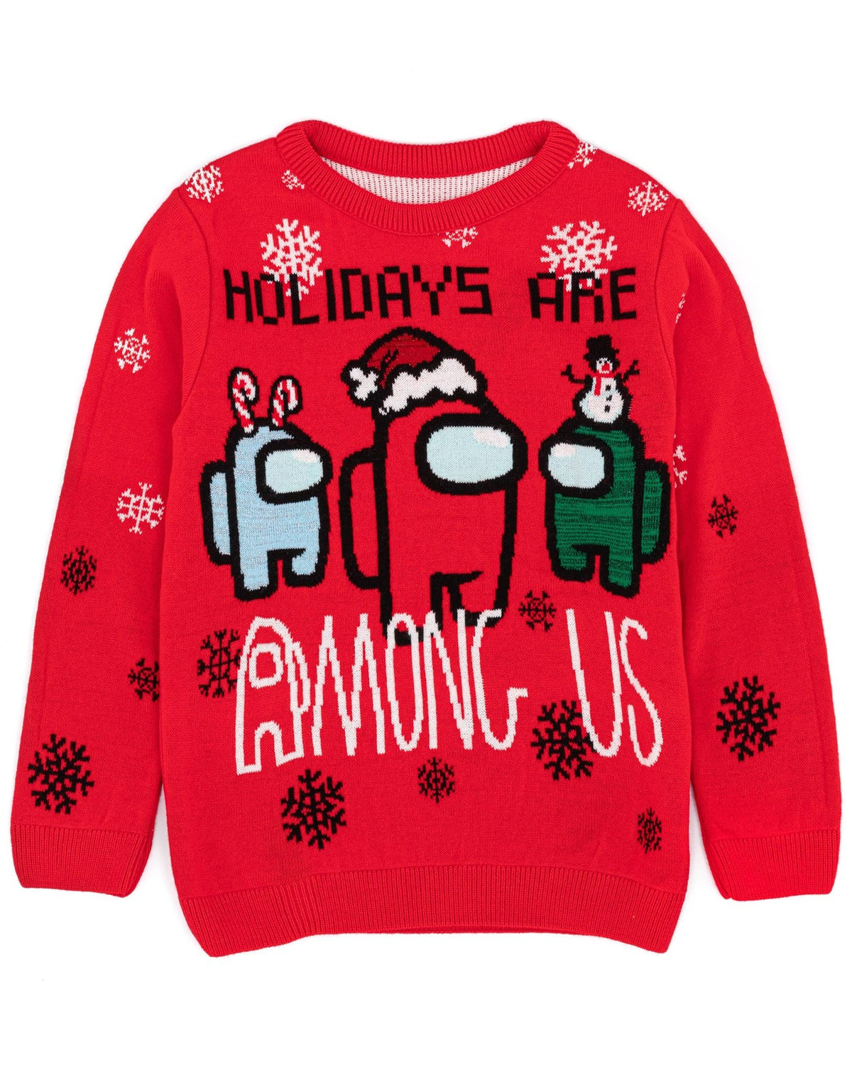 Among Us Christmas Jumper | Boys Red | Official Merch