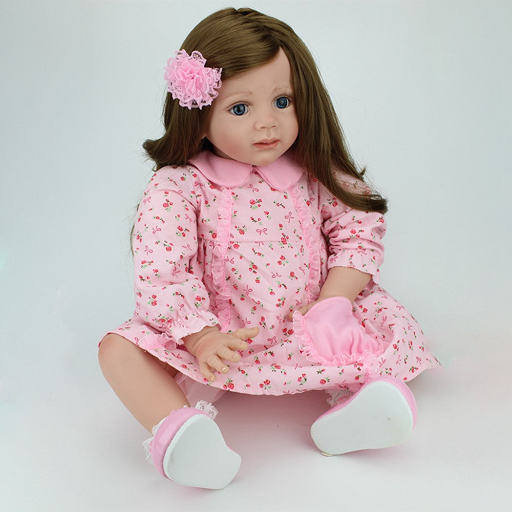 Handmade Real Life Reborn Baby Dolls Vinyl Silicone Realistic Newborn Girl Gift