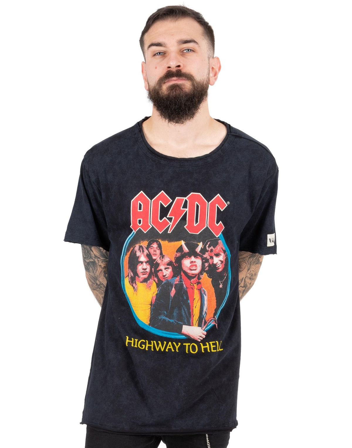 AC/DC Short Sleeved T-Shirt | Mens Black | Official Merch