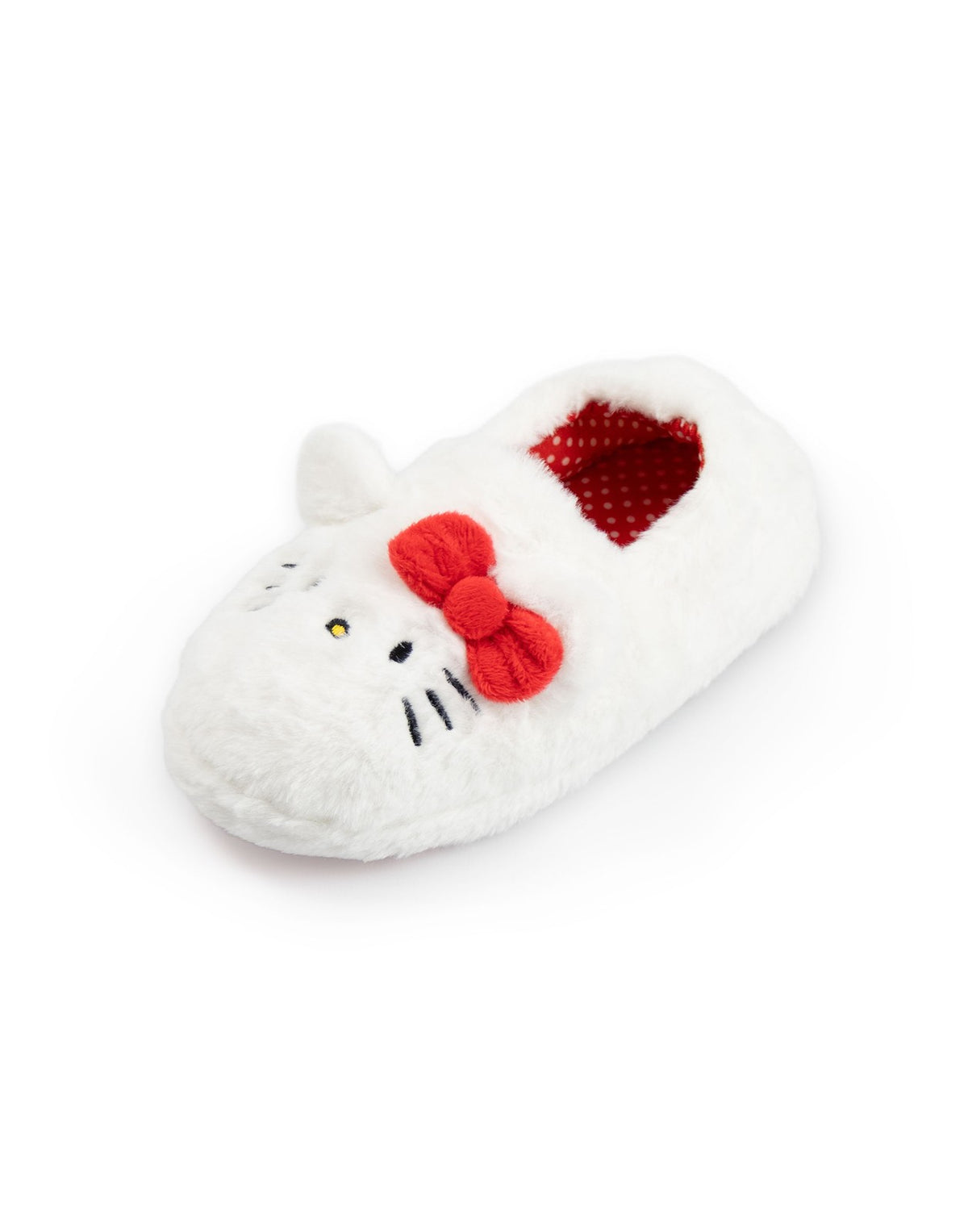 Hello Kitty Slip On Loafer Slippers | Girls White | Official Merch