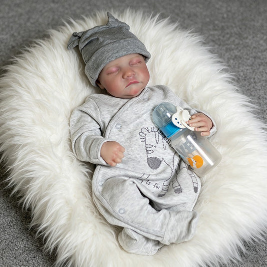 Realistic Reborn Dolls Real Newborn Baby Boy Vinyl Silicone Lifelike Doll Gift