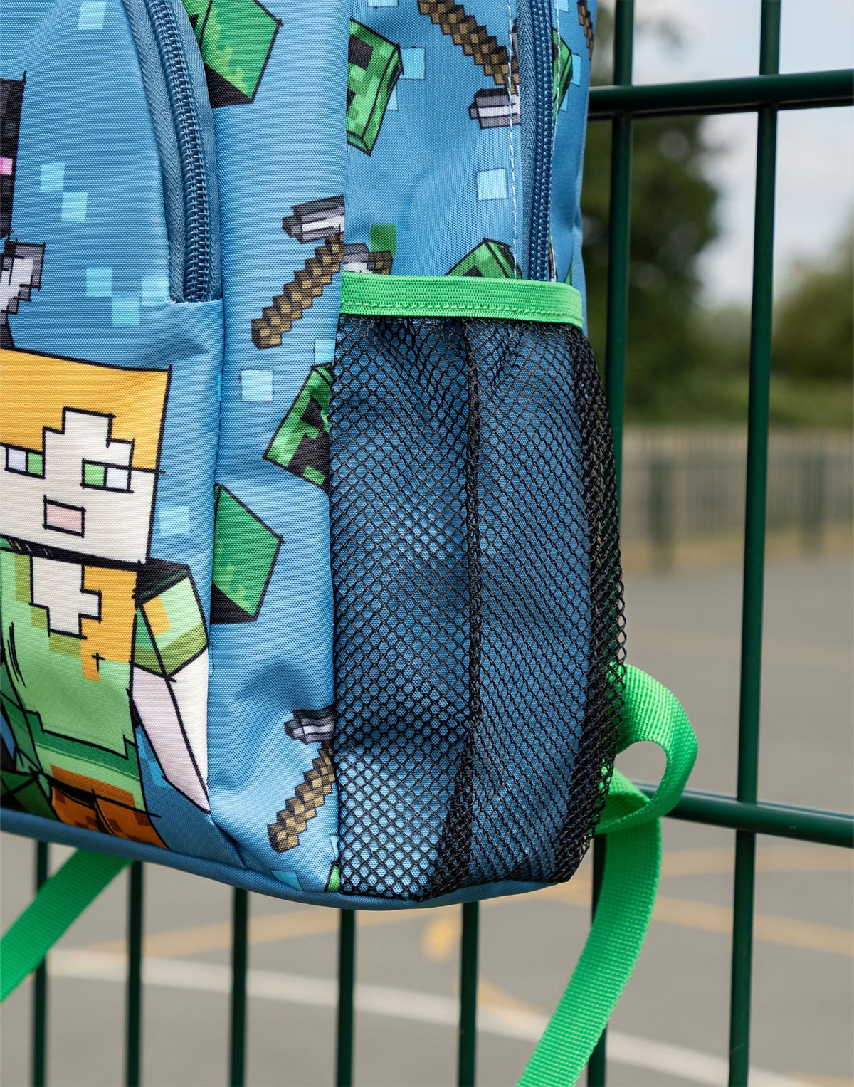 Minecraft Backpack | Unisex Kids Blue Gaming | Official Merch