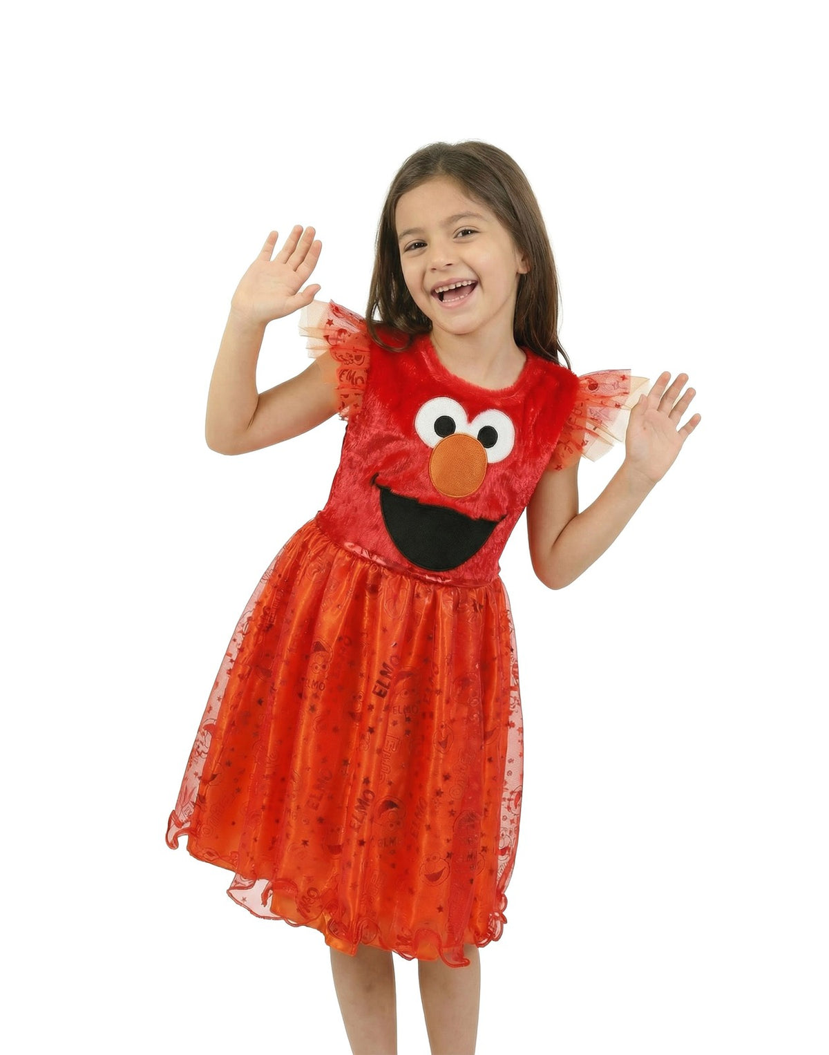 Sesame Street 2 Piece Costume | Girls Red | Official Merch
