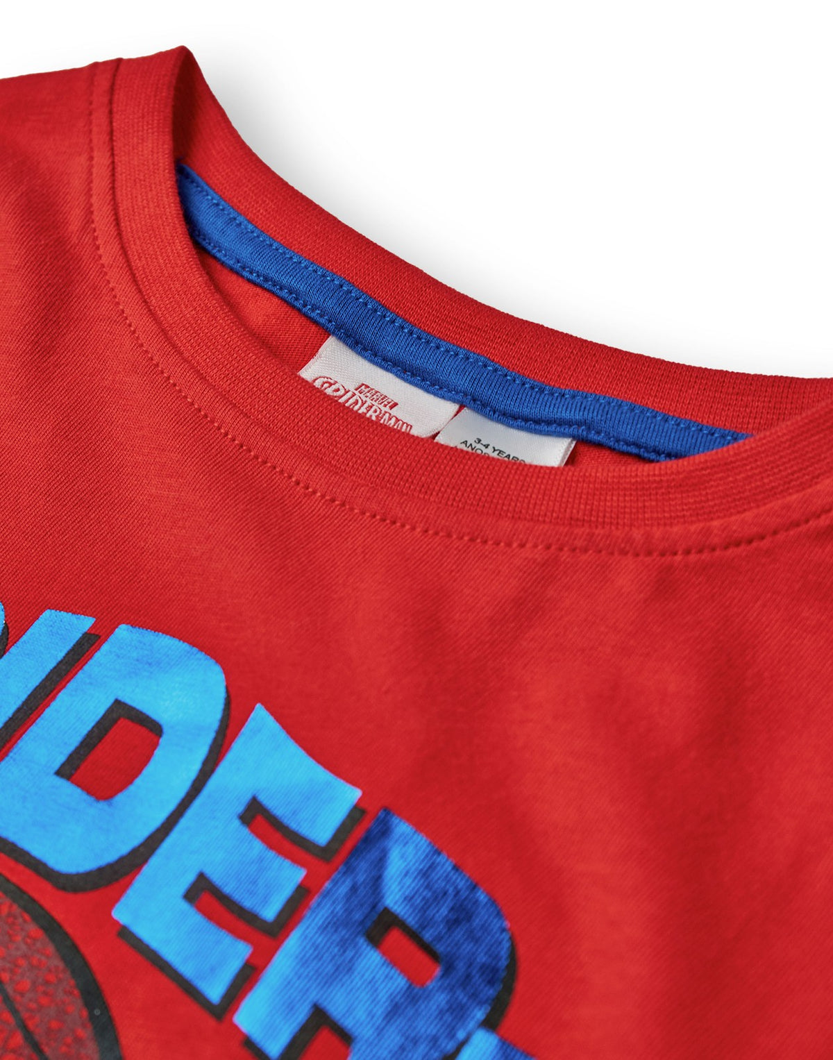 Marvel Long Sleeve Long Leg Pyjama Set | Boys Blue AOP/Red | Official Merch