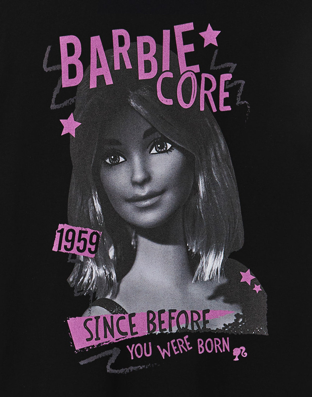 Barbie Short Sleeved T-Shirt | Womens Black | Official Merch