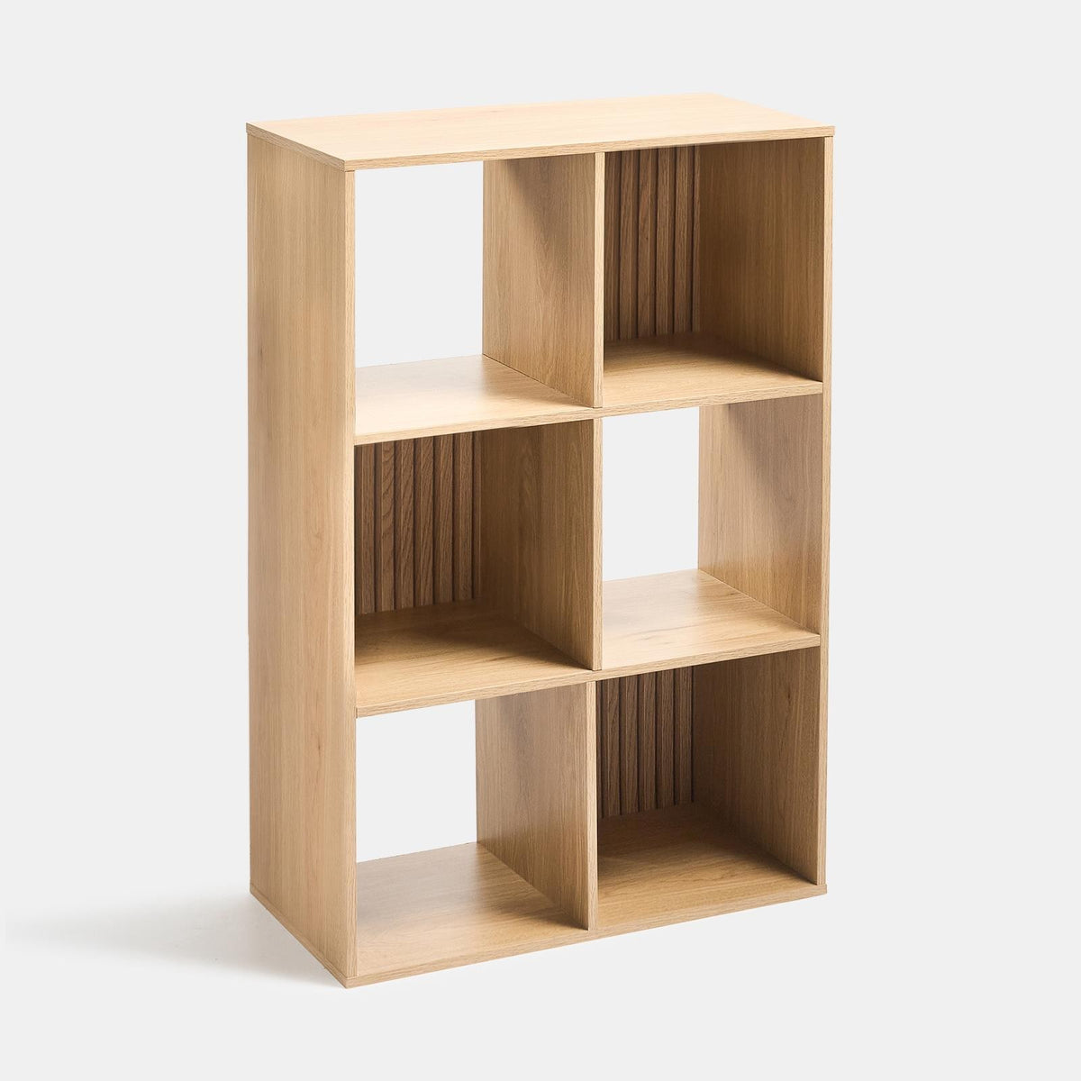 OHS Dallas Cube Storage Wood Effect Bookcase Freestanding Open Shelf Unit
