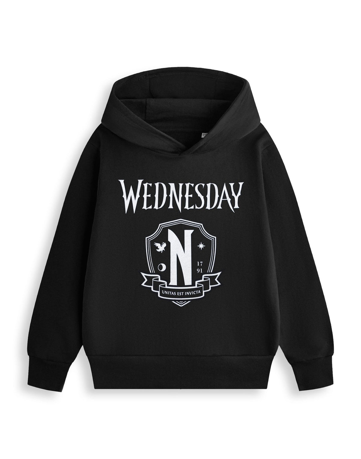 Wednesday Hoodie | Girls Black | Official Merch