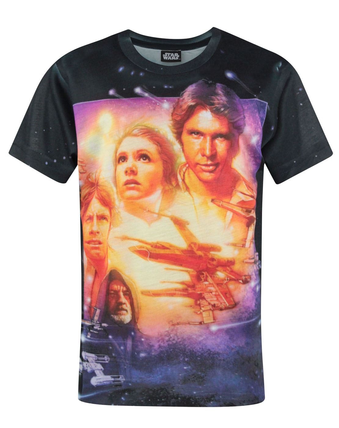 Star Wars Short Sleeved T-Shirt | Boys Black | Official Merch