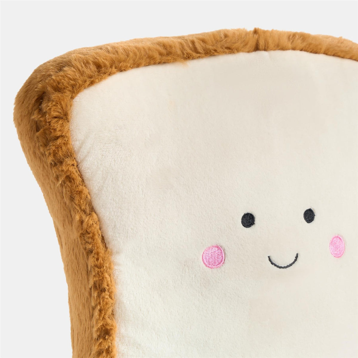 OHS Toast Hottie Microwaveable Warmie Fluffy Novelty Heat Pad Hand Warmer