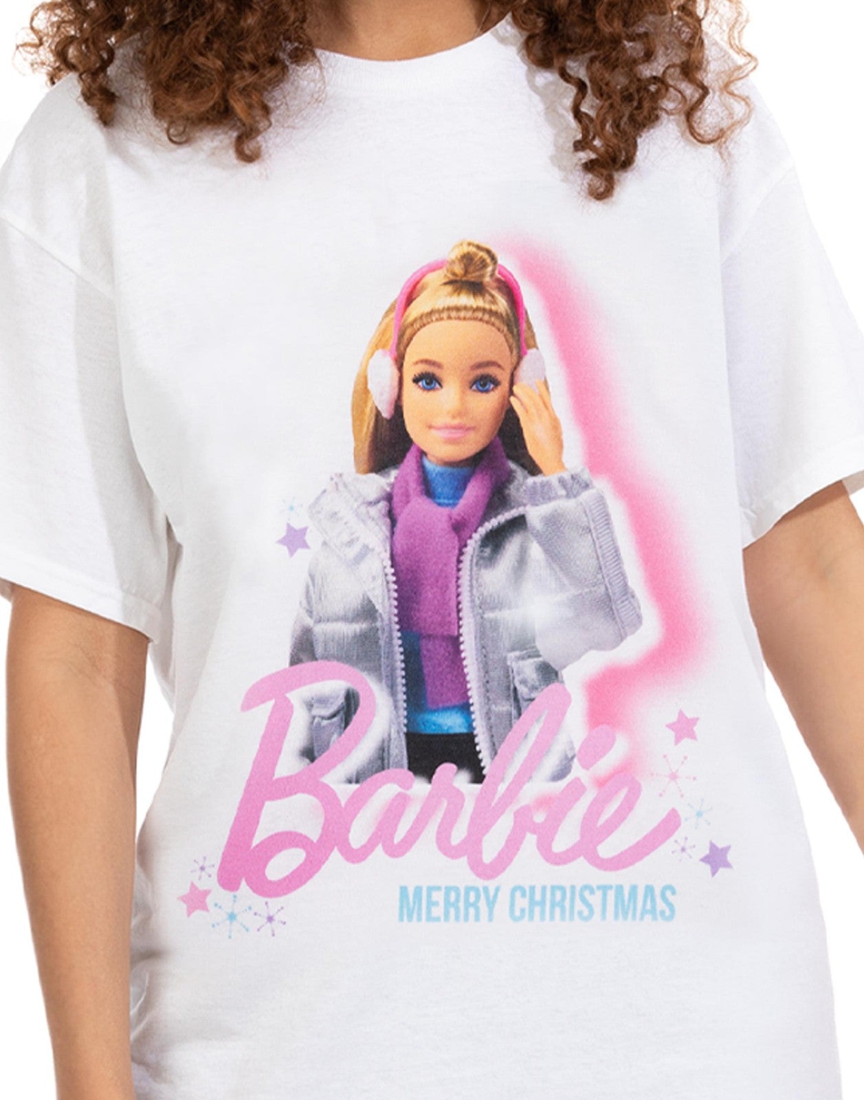 Barbie Short Sleeved T-Shirt | Womens White | Official Merch