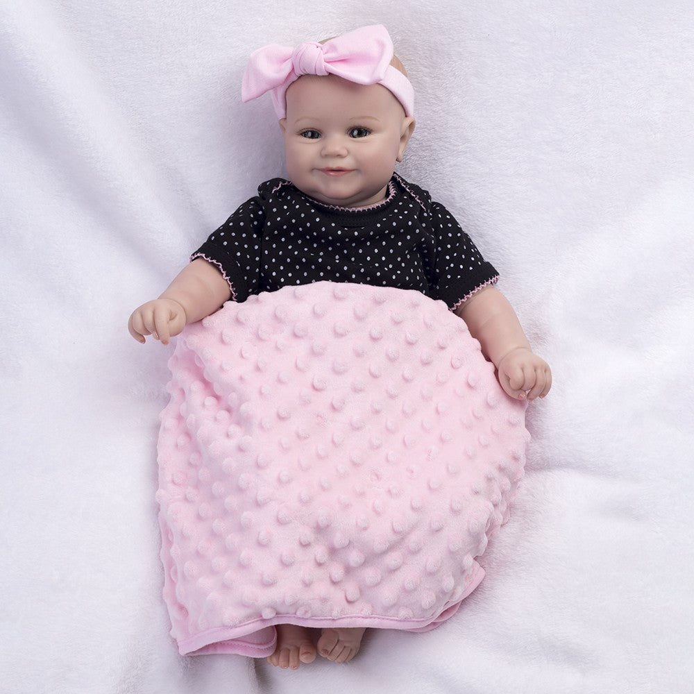 20" Reborn Baby Dolls Vinyl Silicone Handmade Realistic Newborn Girl Doll Gift