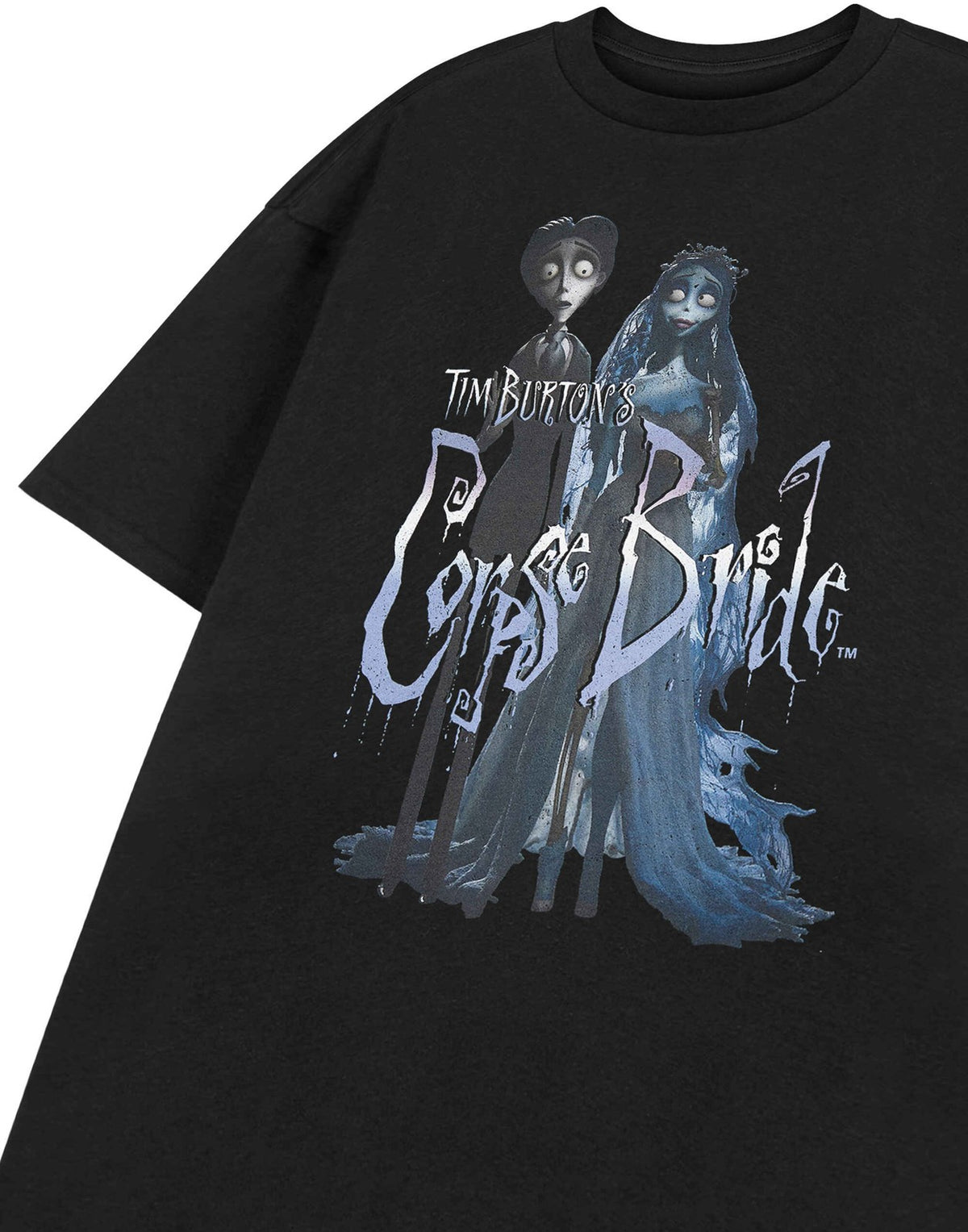 Corpse Bride Short Sleeved T-Shirt | Unisex Black | Official Merch