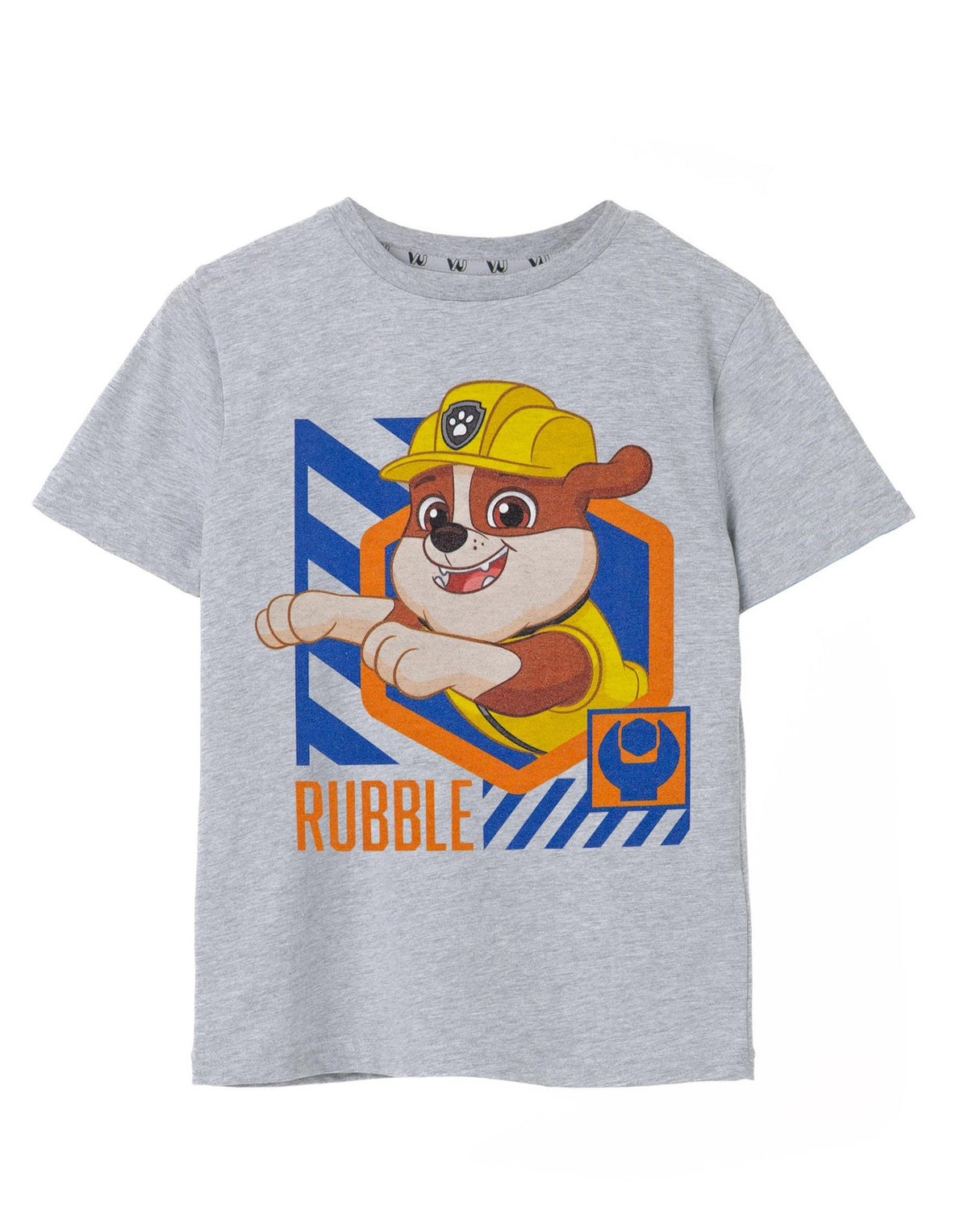 Paw Patrol Short Sleeved T-Shirt | Boys Grey Marl | Official Merch