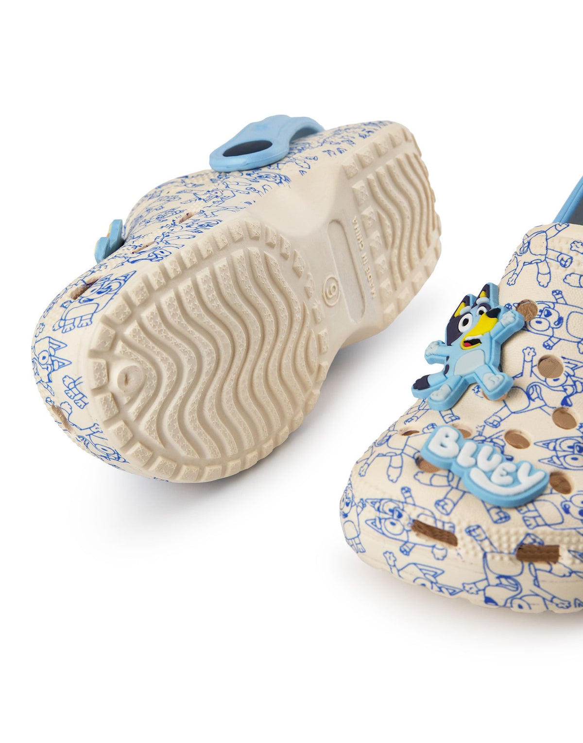 Bluey Clogs | Boys Grey | Official Merch
