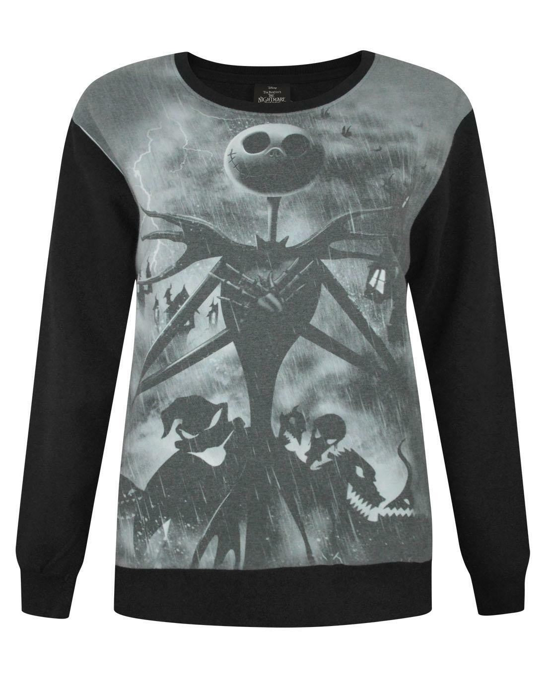 Disney Christmas Jumper | Womens Black | Official Merch