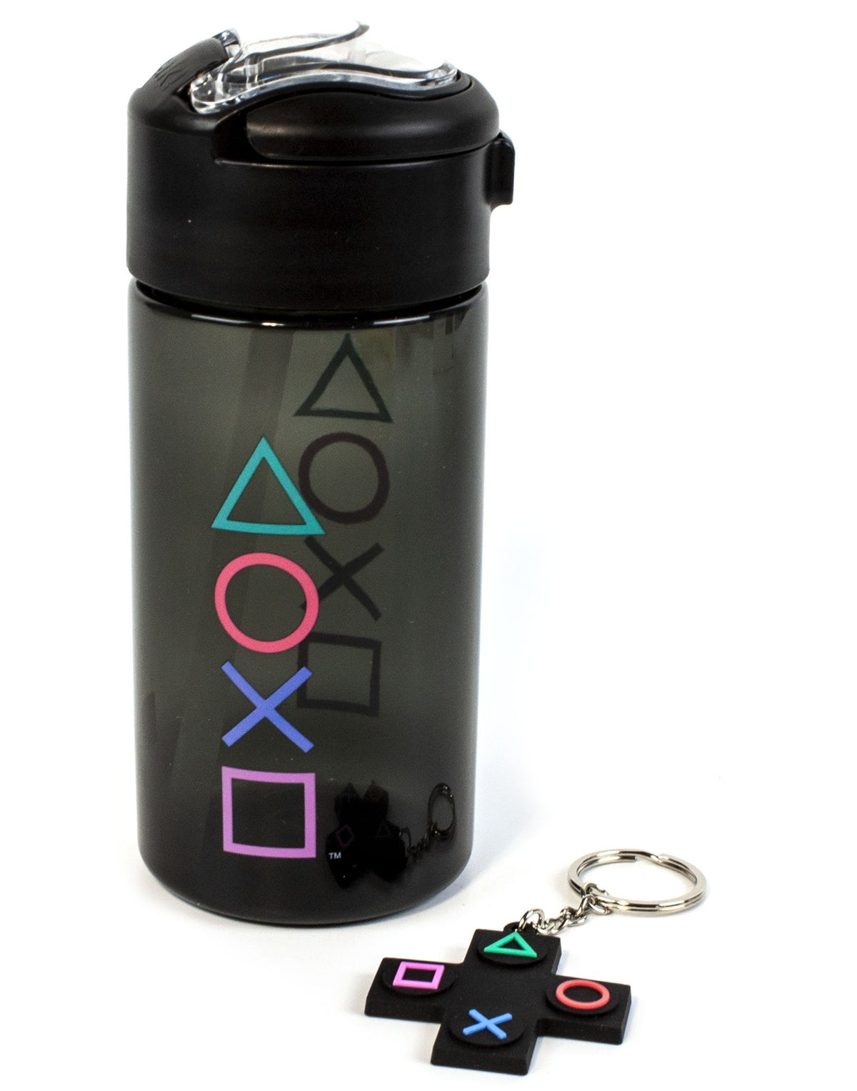 PlayStation Spout Water Bottle | Womens Black | Official Merch