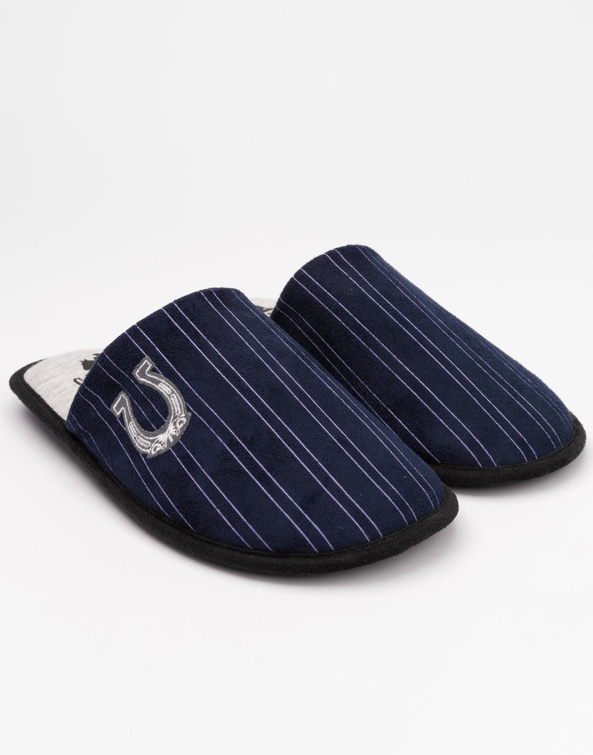 Peaky Blinders Mule Slippers | Mens Blue | Official Merch