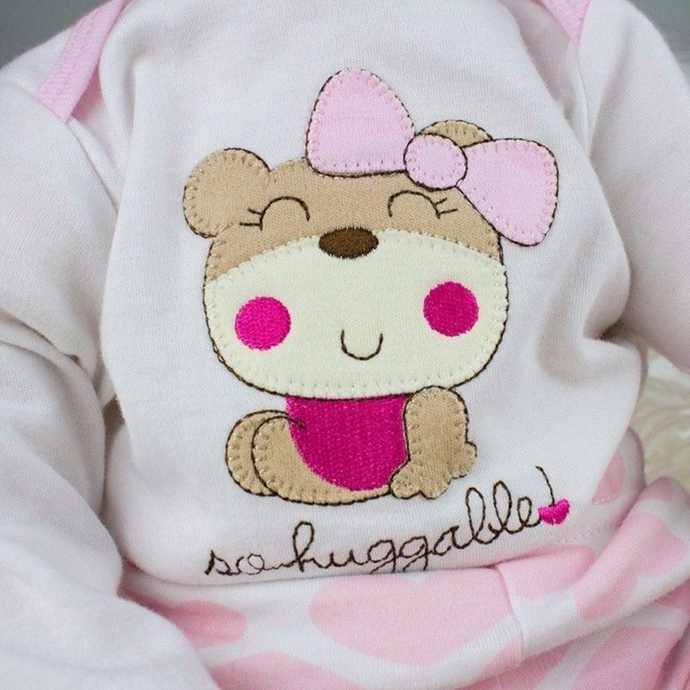 22" Real Life Reborn Baby Dolls Vinyl Silicone Lifelike Newborn Girl Doll Gift