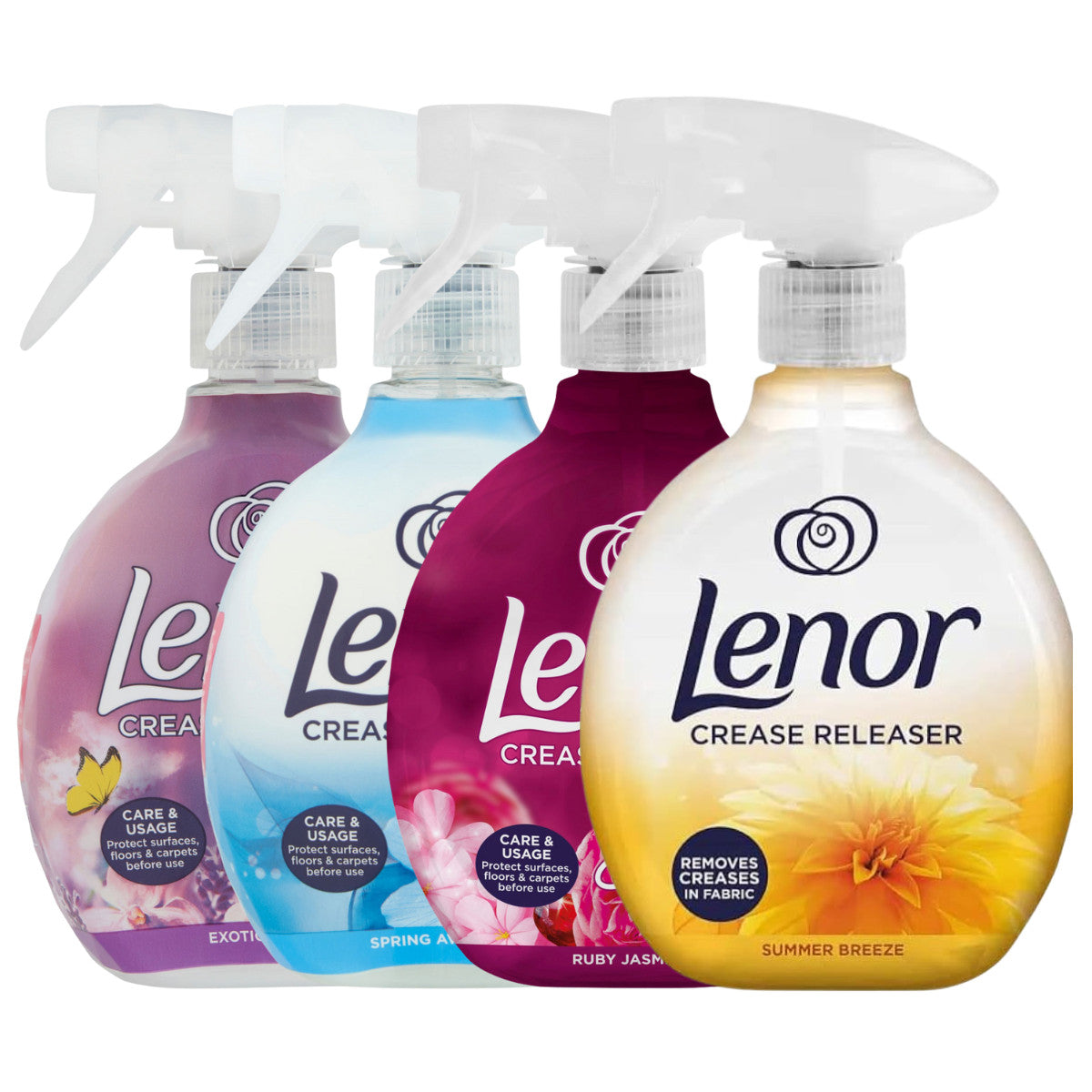 Lenor Fabric Crease Releaser Spray 500ml – Quick Wrinkle Remover - All Scents