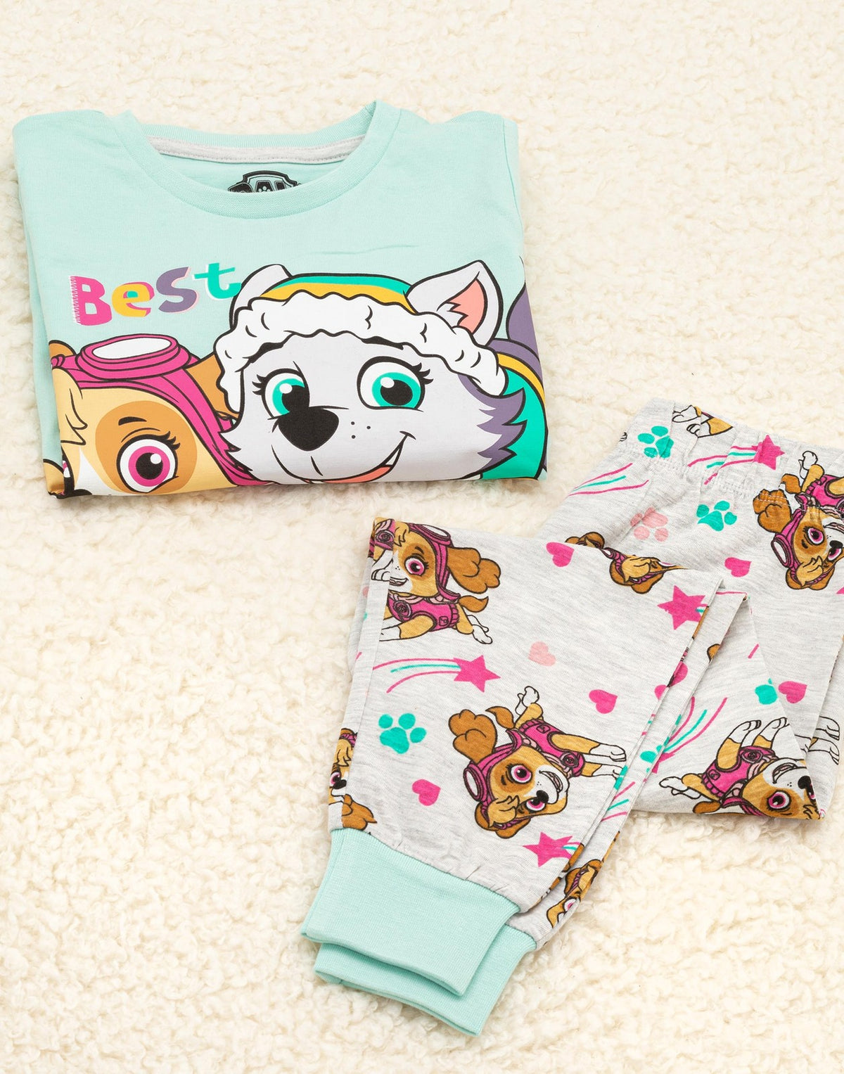 Paw Patrol Long Sleeve Long Leg Pyjama Set | Girls Blue | Official Merch