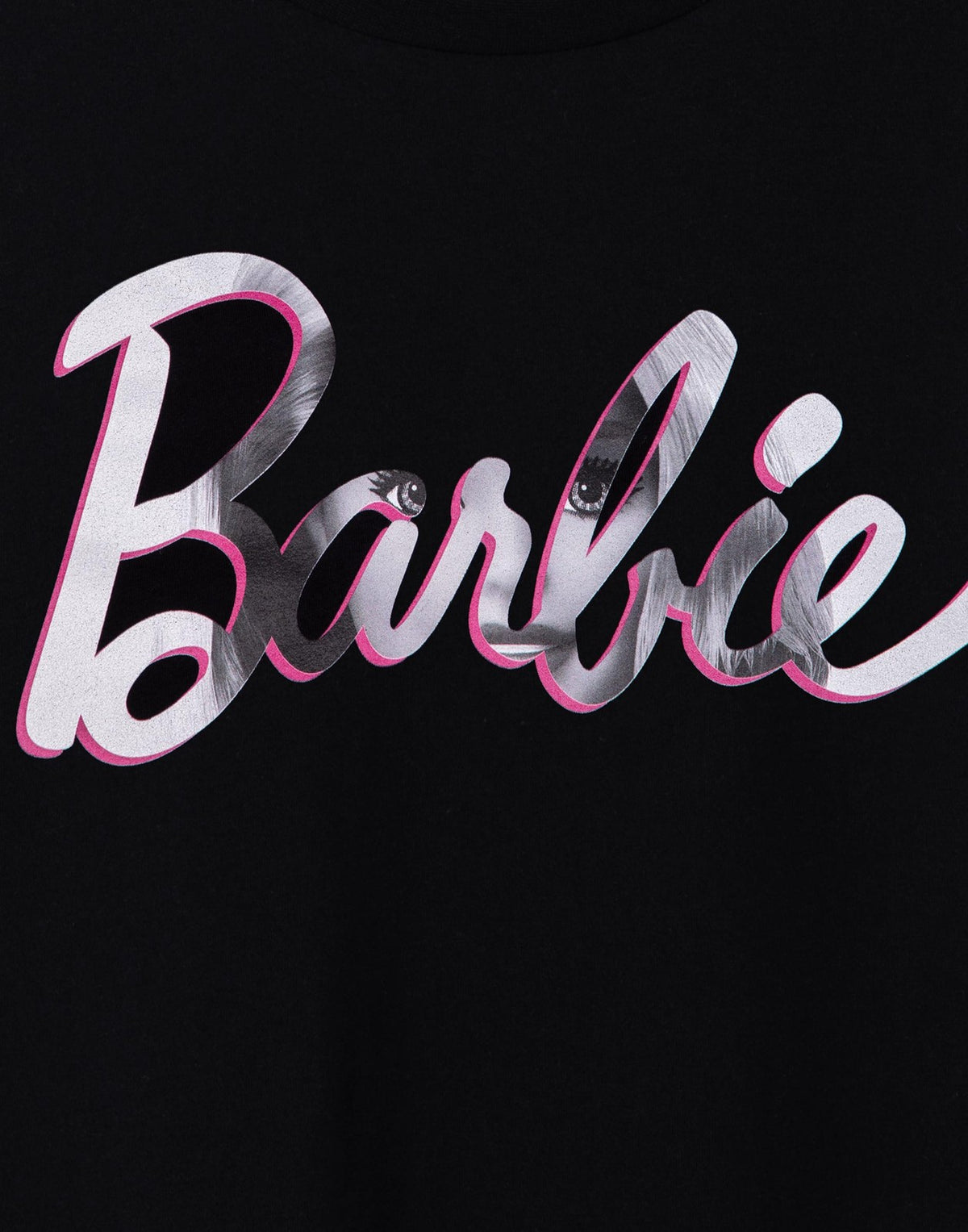 Barbie Oversized Short Sleeved T-Shirt | Womens Black | Official Merch