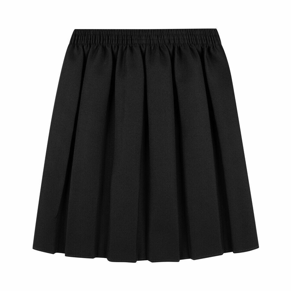 SCHOOL UNIFORM SKIRT GIRLS BACK TO SCHOOL UK BOX PLEATED ROUND ELASTICATED WAIST