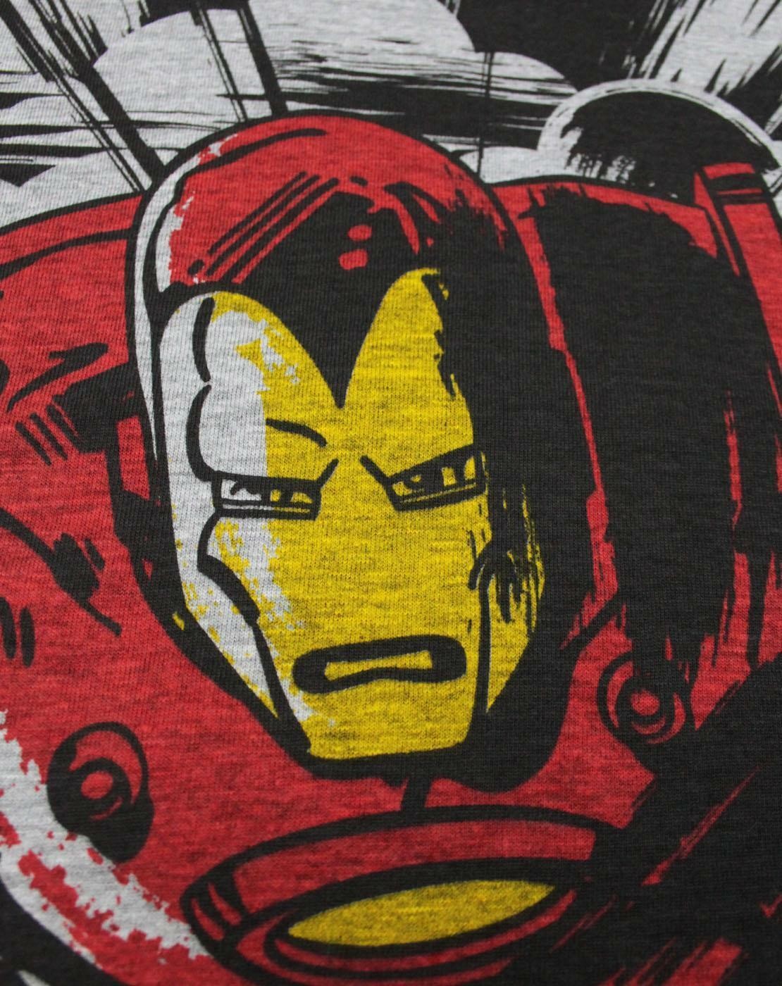 Marvel Short Sleeved T-Shirt | Mens Grey | Official Merch