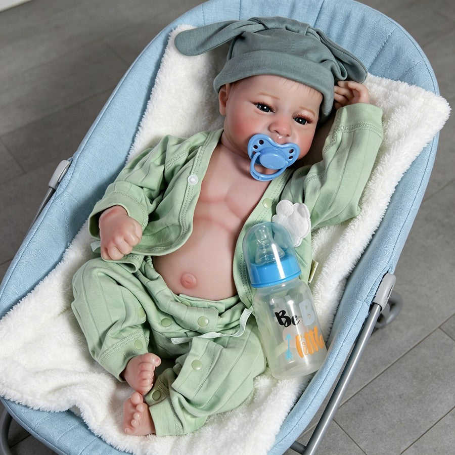 Waterproof Reborn Newborn Baby Doll Realistic Full Body Vinyl Silicone Boy Gift