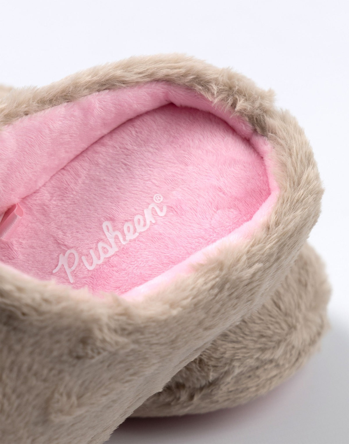 Pusheen Mule Slippers | Girls Beige | Official Merch